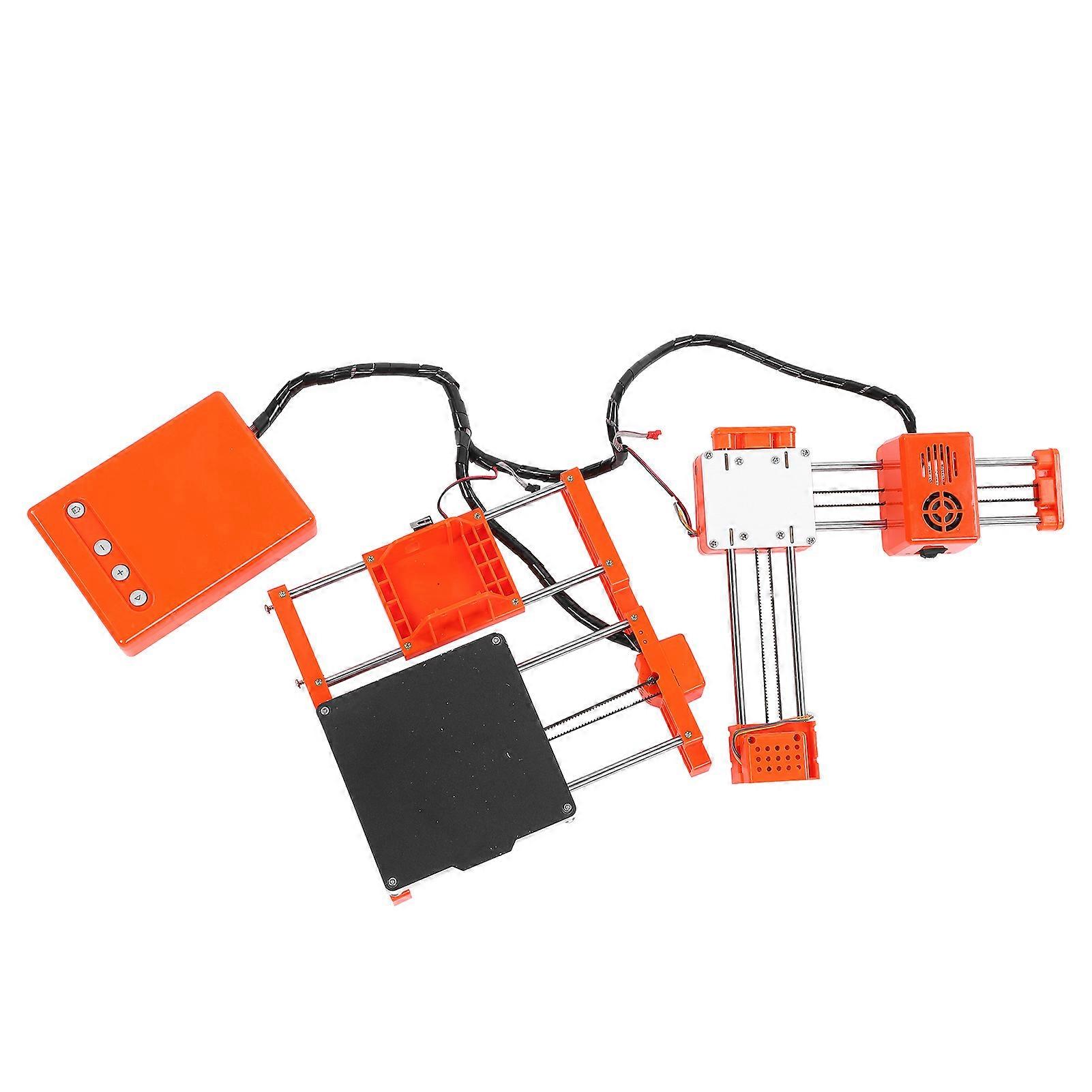 3D Printer X1 Mini Desktop Household 3D Printer Noiseless Educational 3D PrinterEU Plug 110‑240V