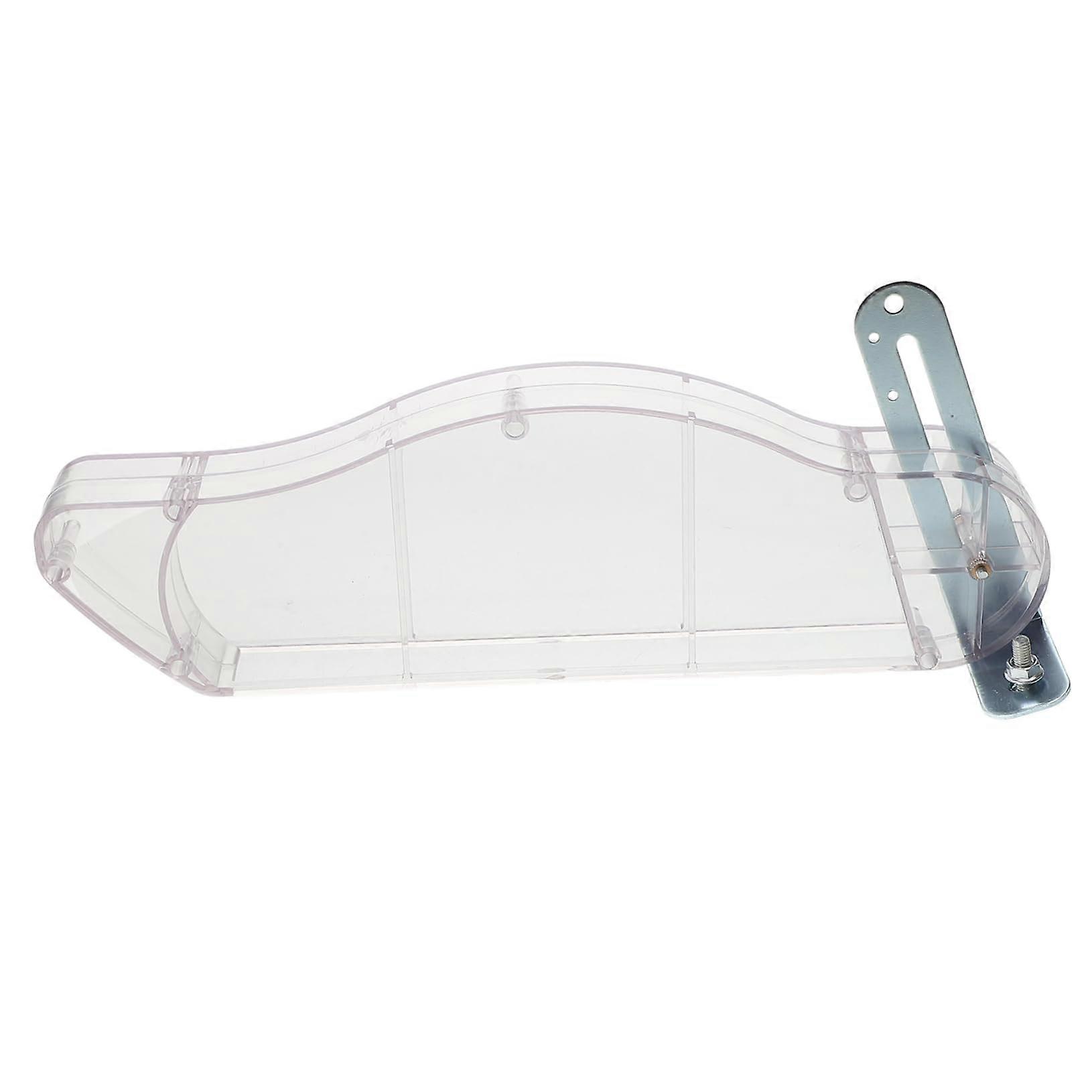 Table Saw Cover Accessory - Transparent Protective Table Saw Blade Guard for 10-Inch Blades, Durable Plastic Material