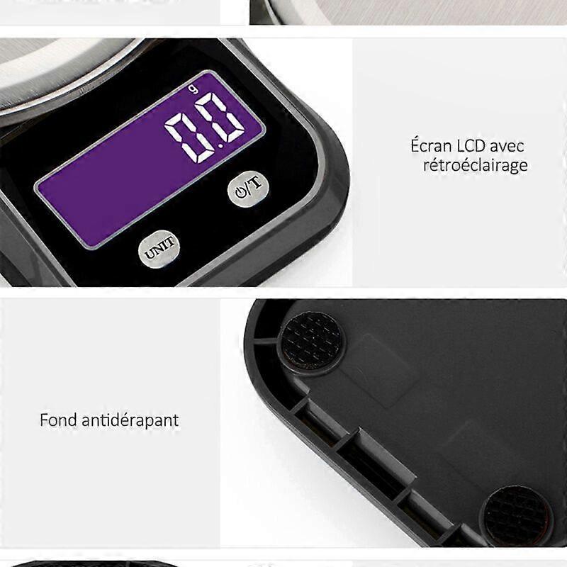 Portable Electronic Home Kitchen Scale (5kg/1g)
