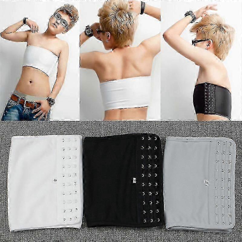 "Women's Breathable Strapless Binder Trans New"