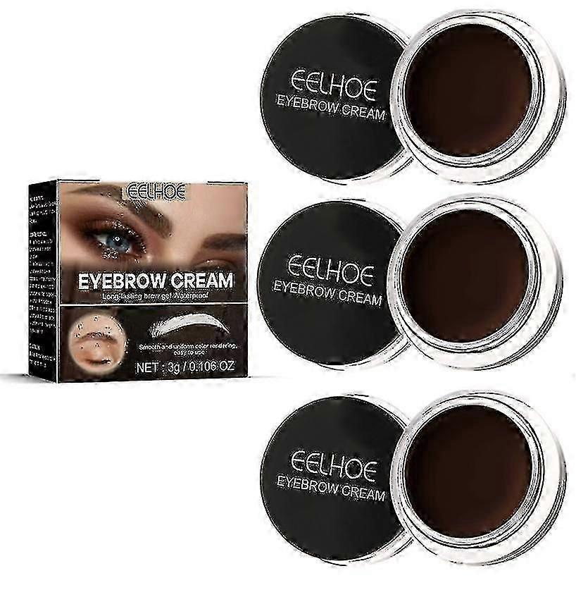Eelhoe Eyebrow Gel Smooth, Color-holding, Waterproof, Non-smudged, Creating Three-dimensional And Long-lasting Natural Wild Eyebrow Eyebrow Cream