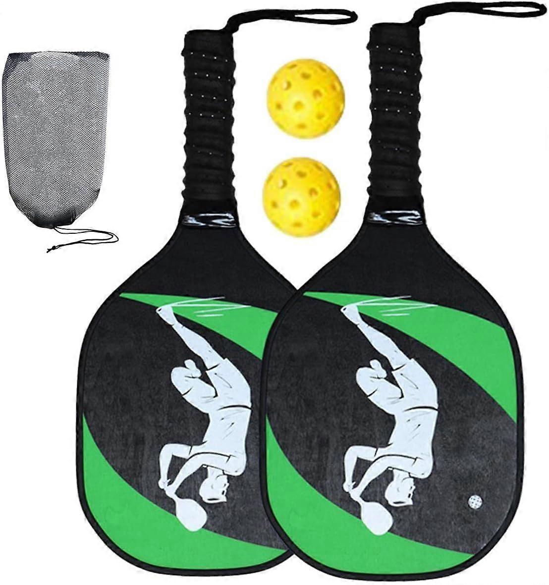 Wood Kit Portable Beginner Racket for Beginners Families Durable Length 15.7 Inches Width 7.5inch Comfortable Grip