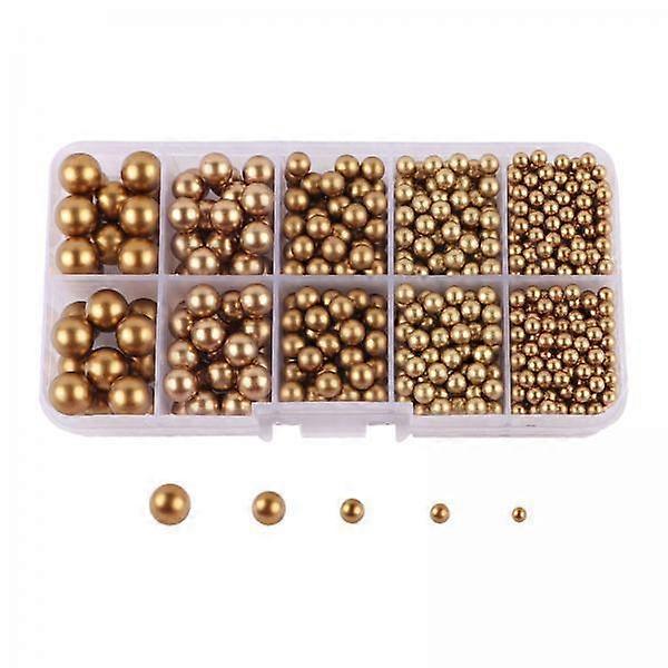 6xArtificial Pearl Beads No Hole 4/5/6/8/10mm for Hats Table Scatter Clothes