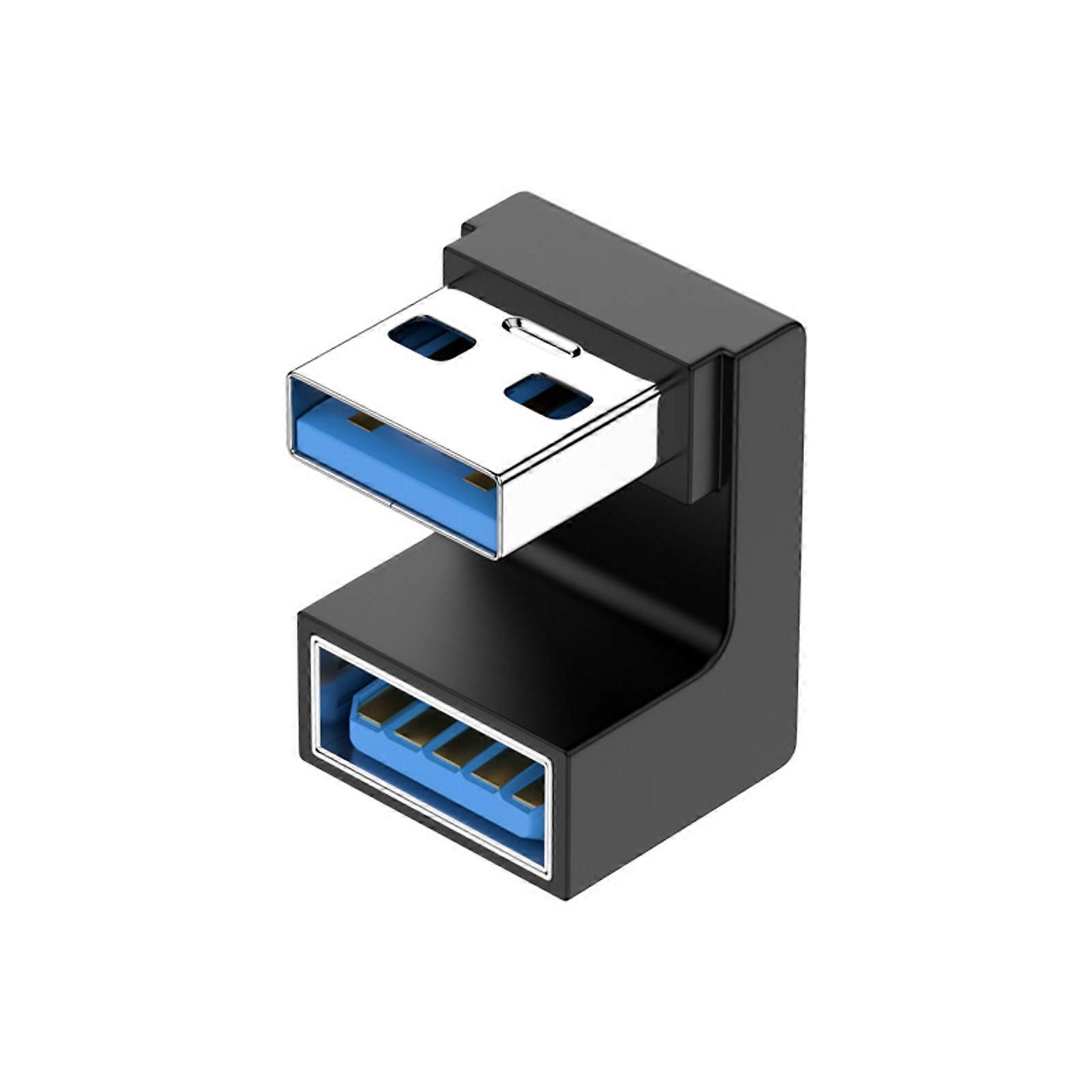 USB 3.0 Male to Female Adapter Connector USB 3.0 Header 180 Degree Up Down Notebook Laptop Port Jack Connector
