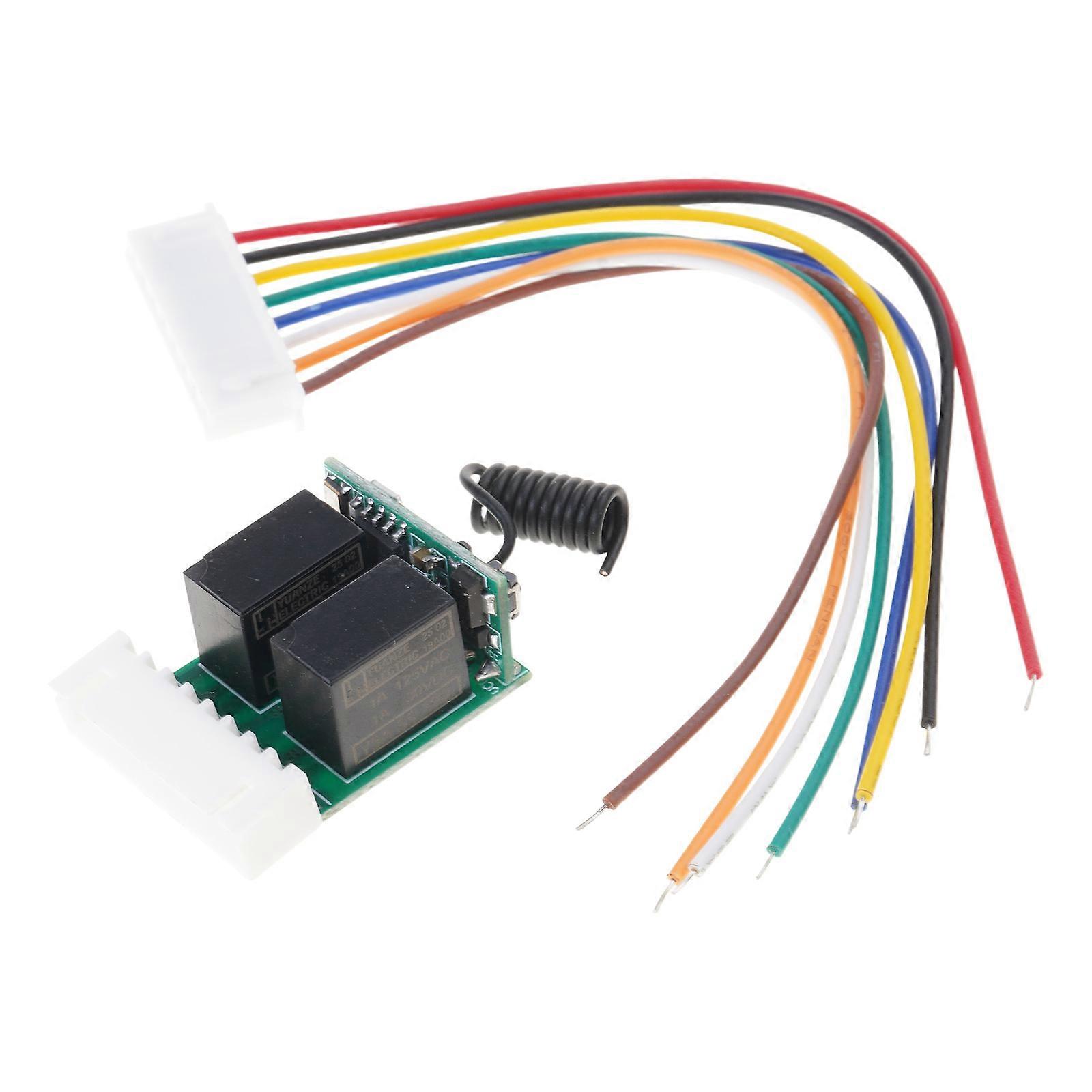 for DC 3.7V - 12V Mini Size Relay Remote Control Switch 433Mhz Wireless RF Momentary Switch for Electric Toys DIY