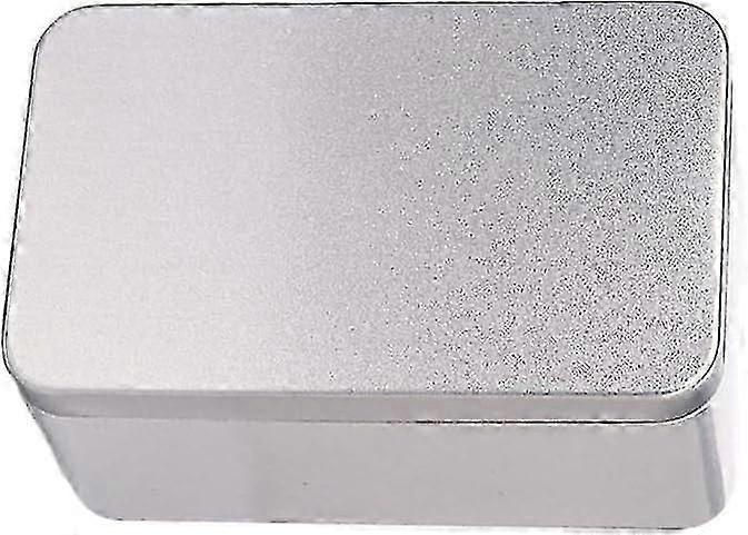 Rectangular metal box - Tinplate - 13 x 8 x 6 cm