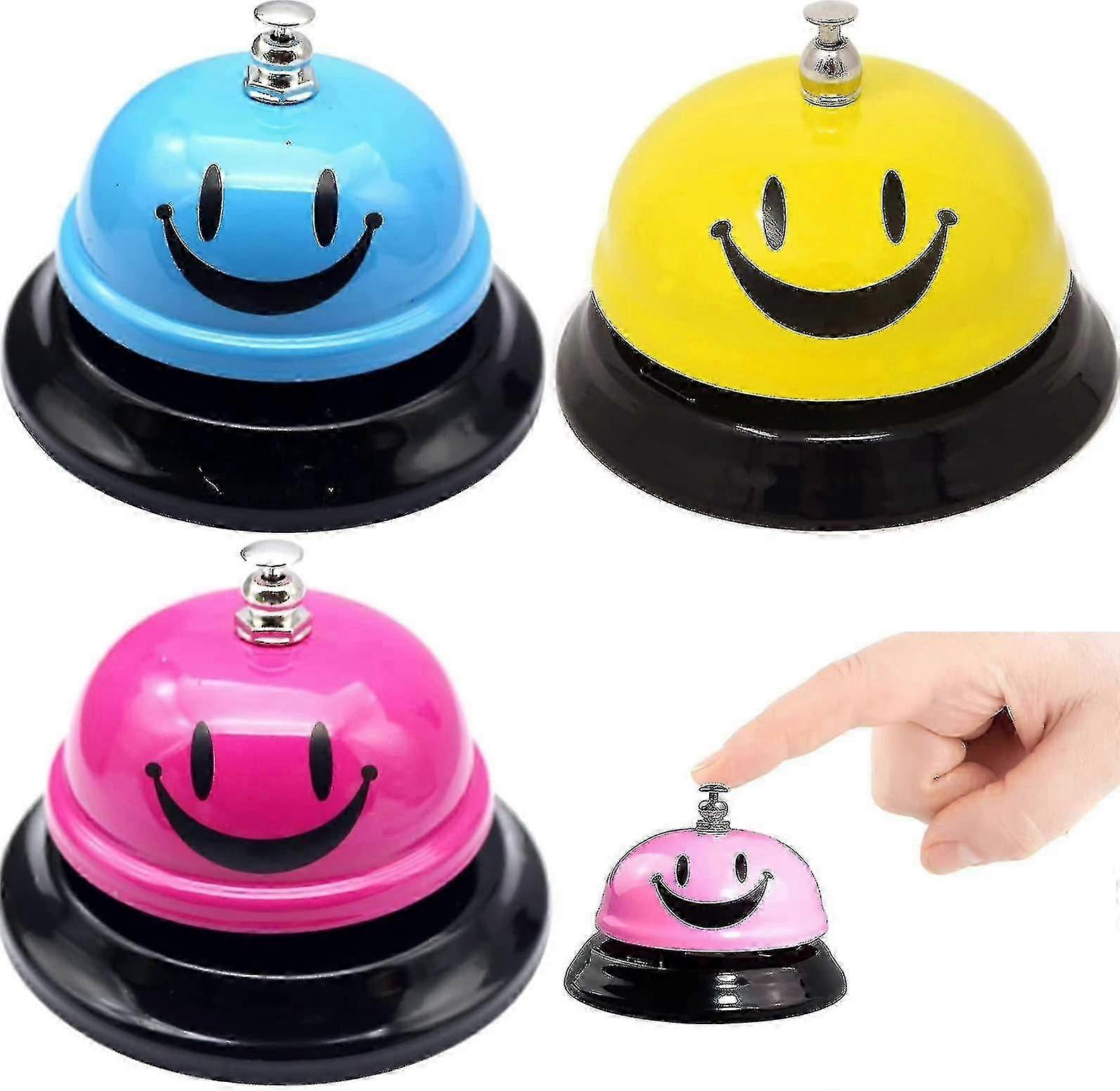 Set Of 4 Service Bell, Call Bells Table Bell Counter Bell Call Bell Reception Bell Door Bell For Kitchen Hotel Restaurant Bar Office - Mishan