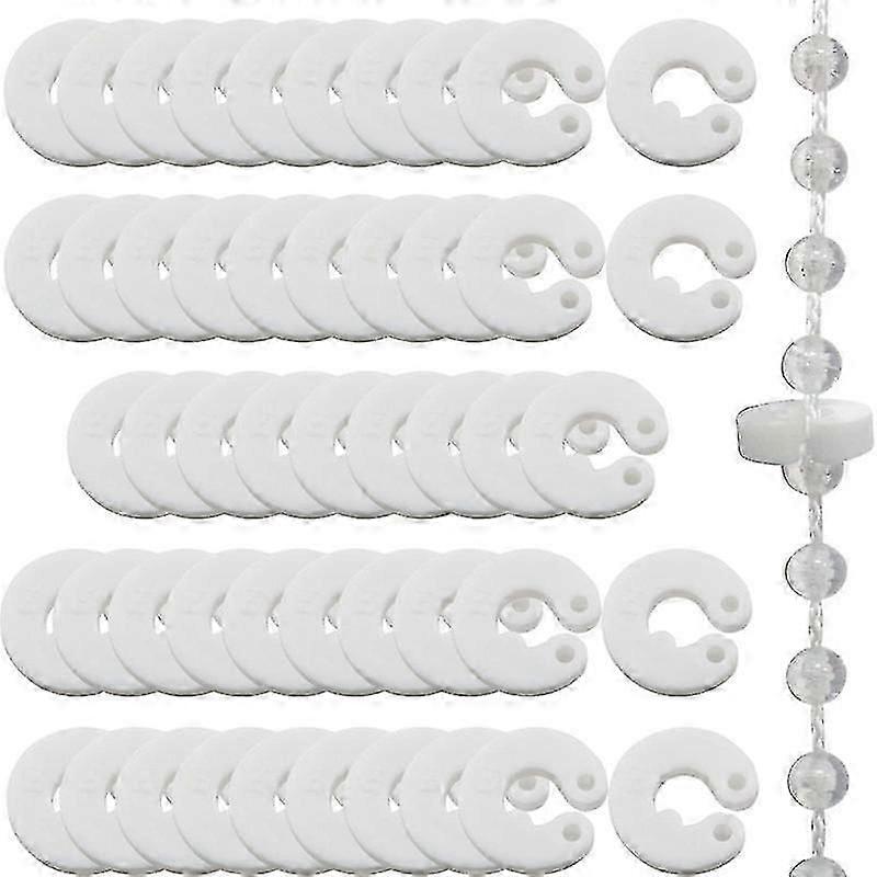 50 Packs Replacement Vertical Chains For Roman Shades