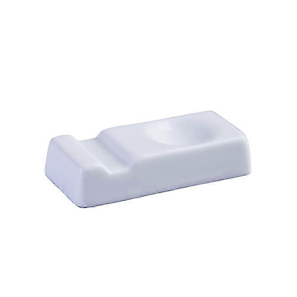 Multipurpose Tableware Storage Rack Ceramics Chopsticks Rest Dinner Spoon Stand Fork Holder White