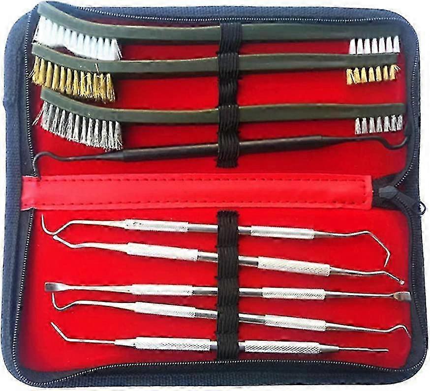 9-Piece Automatic Car Cleaning Brush Set for Effective Detailing