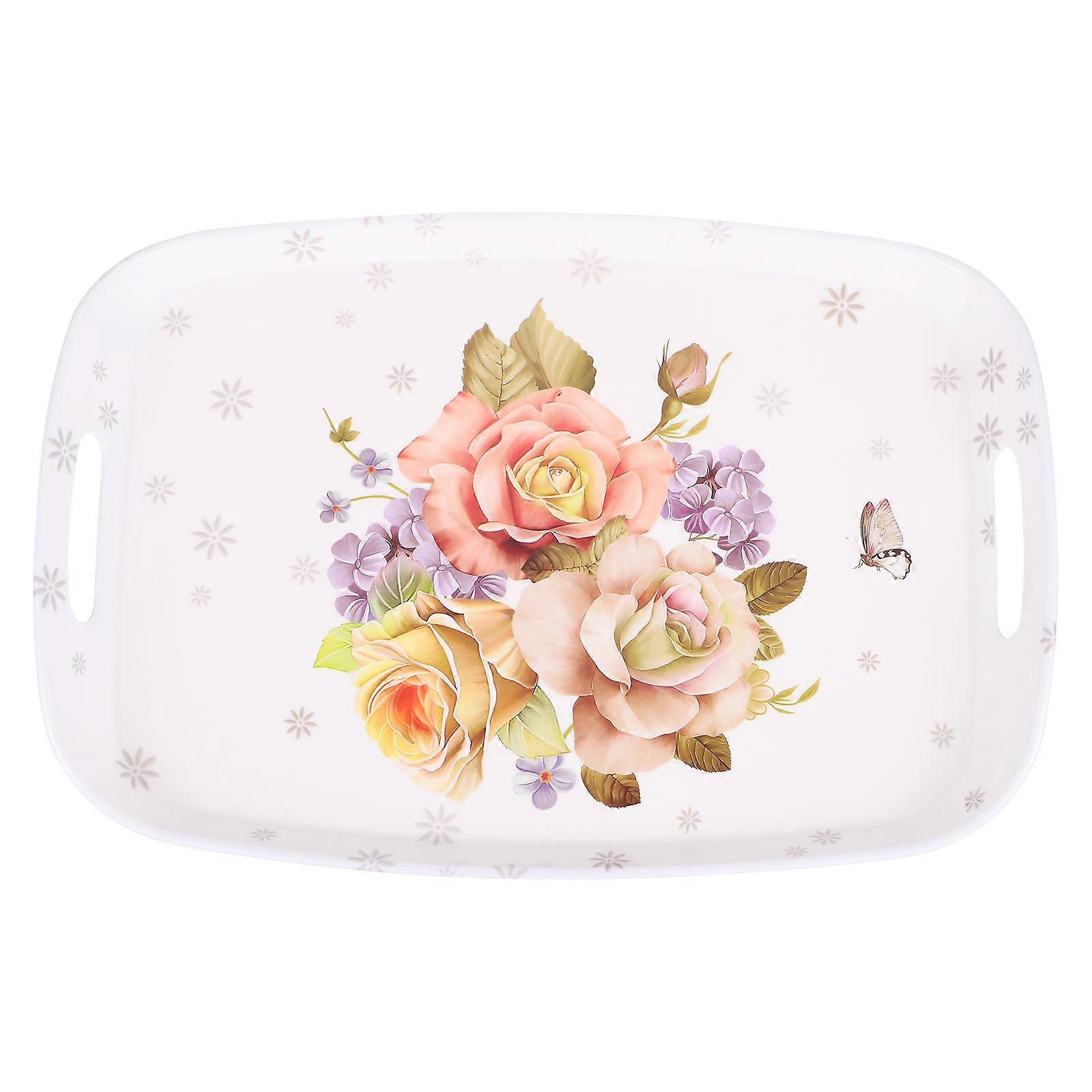Household Tea Tray Multi-function Coffee Tray Convenient Dessert Tray Dessert Accessory