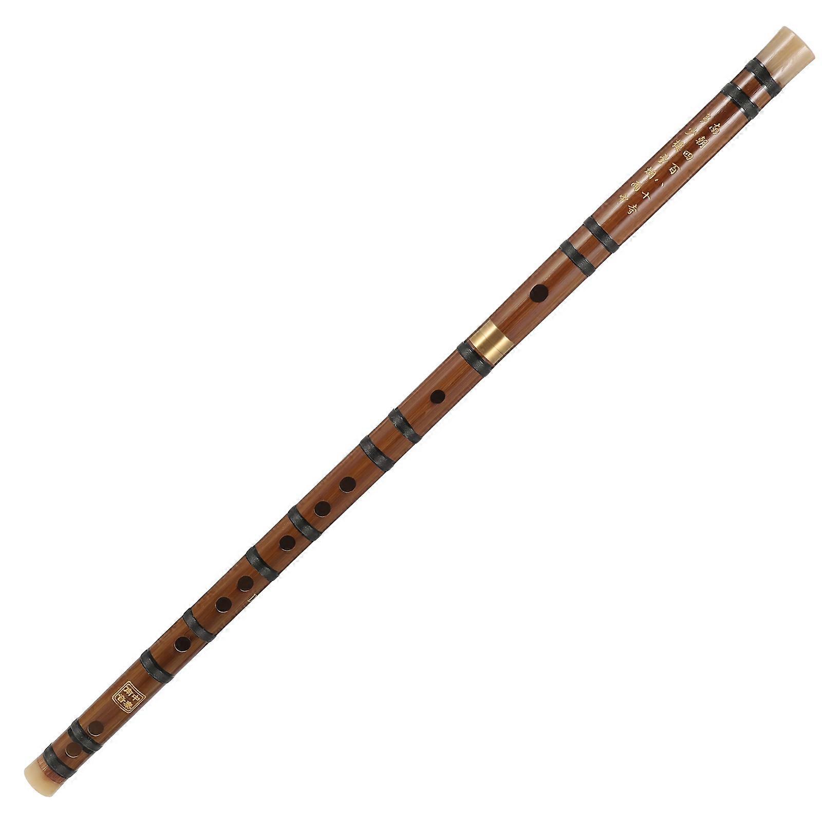 Portable Bamboo Flute for Beginners, Lightweight Wind Instrument with Smooth Surface, Excellent Sound Performance for Music Enthusiasts and Adults