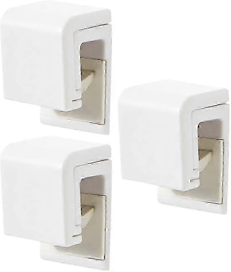 Wall- Mounted Toothpaste Clips Self Adhesive Toothpaste Holder Toothpaste Pasta Holder For Bathroom (3pcs, White) -z