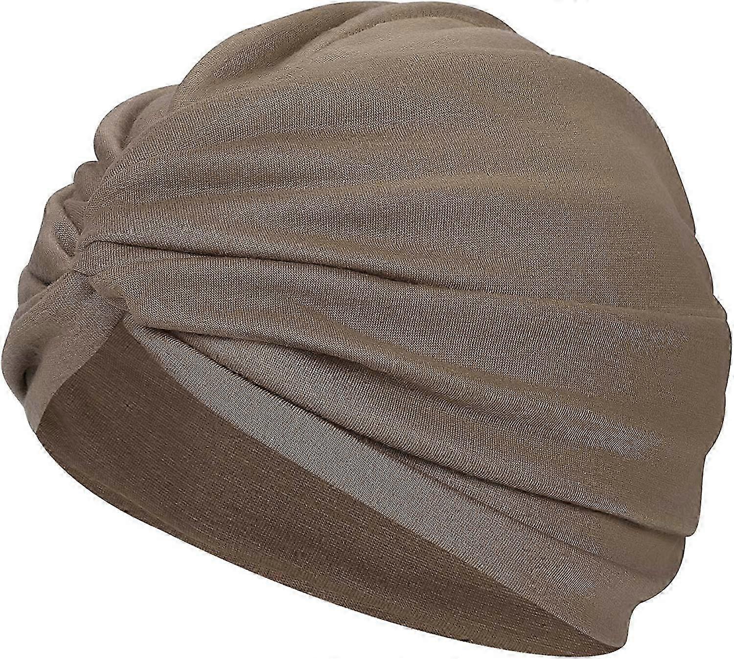 Touca de Quimioterapia para Mulheres - Chapéu de Turbante de Algodão Macio, Lenço de Cabeça Elástico, Gorro de Dormir, Gorro de Moda para Pacientes com Câncer e Perda de Cabelo