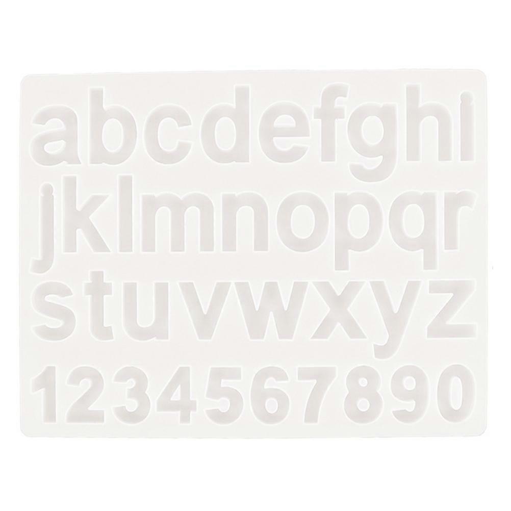 Flexible Alphabet Mold Designed for DIY Lovers, Safe and Comfortable Handling