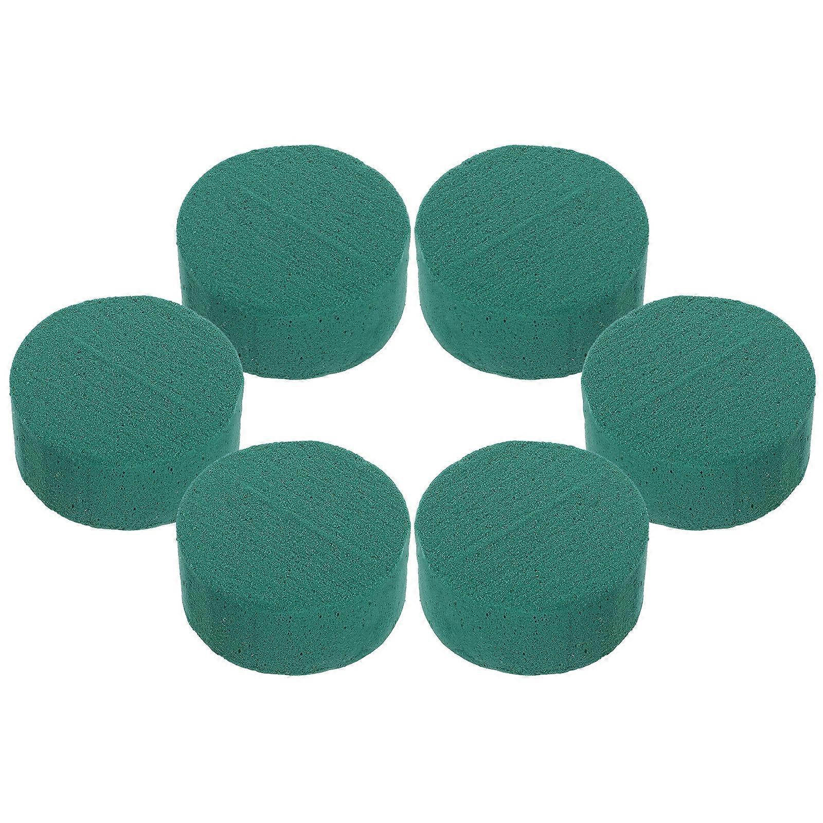 6 adet Güçlü Emilim Yuvarlak Sütun Çiçek Kiti Masa Merkezi, Düğün, DIY Çiçek Düzenlemeleri & El Sanatları Yeşil