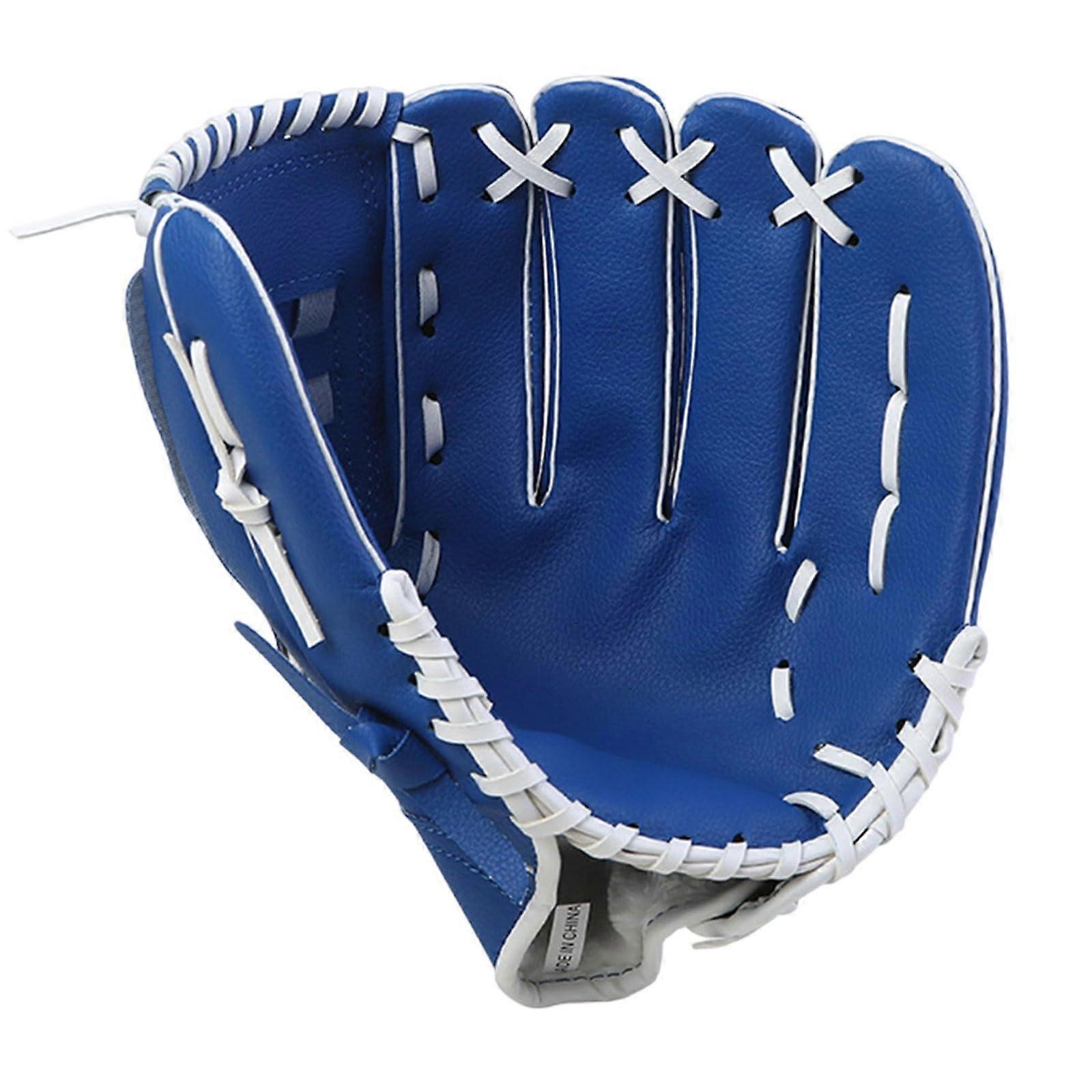 leather fielding glove left baseball practice glove comfortable batting gloves practice equipment durable Ref: 4355