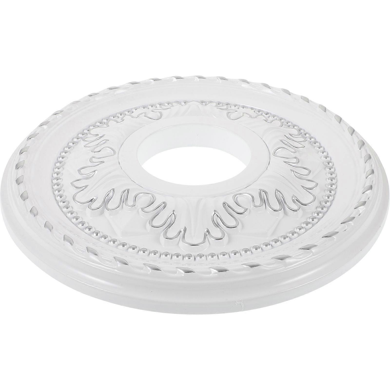 Decorative Ceiling Light Medallion Plastic Ceiling Medallions for Light Fixtures Ceiling Light Accessory