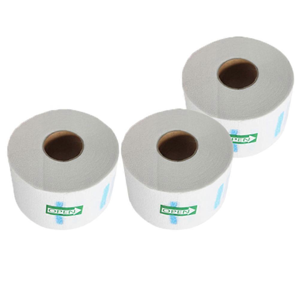 Paper Neck Strips Professional Stretchy Design Sticky for Fixation White 10.5x10.5x6.5cm for Hair Cutting 3Pcs