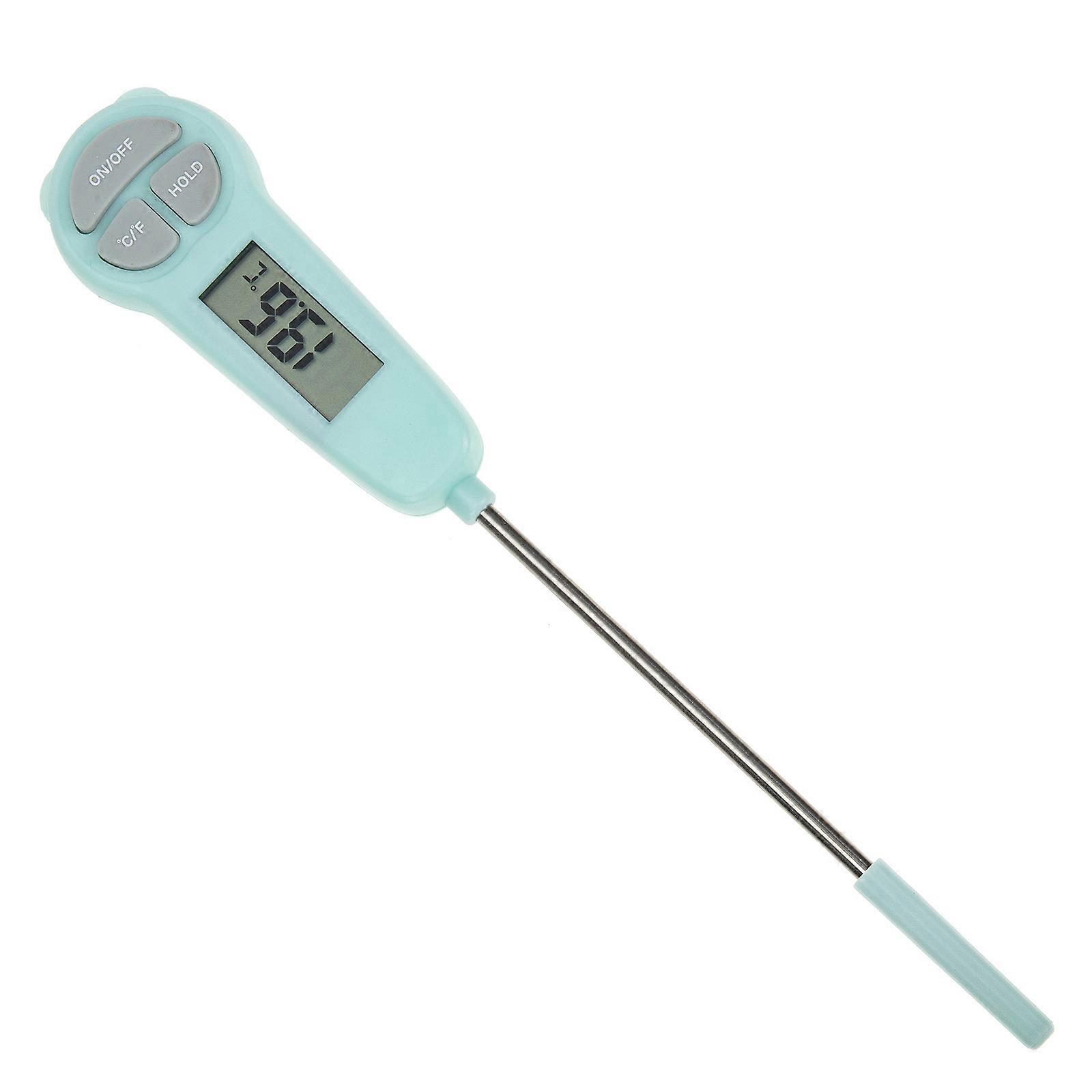 Digital Cooking Thermometers Meat Probe Thermometer Portable Frying Thermometer LCD Digital Display Parents 1Pack