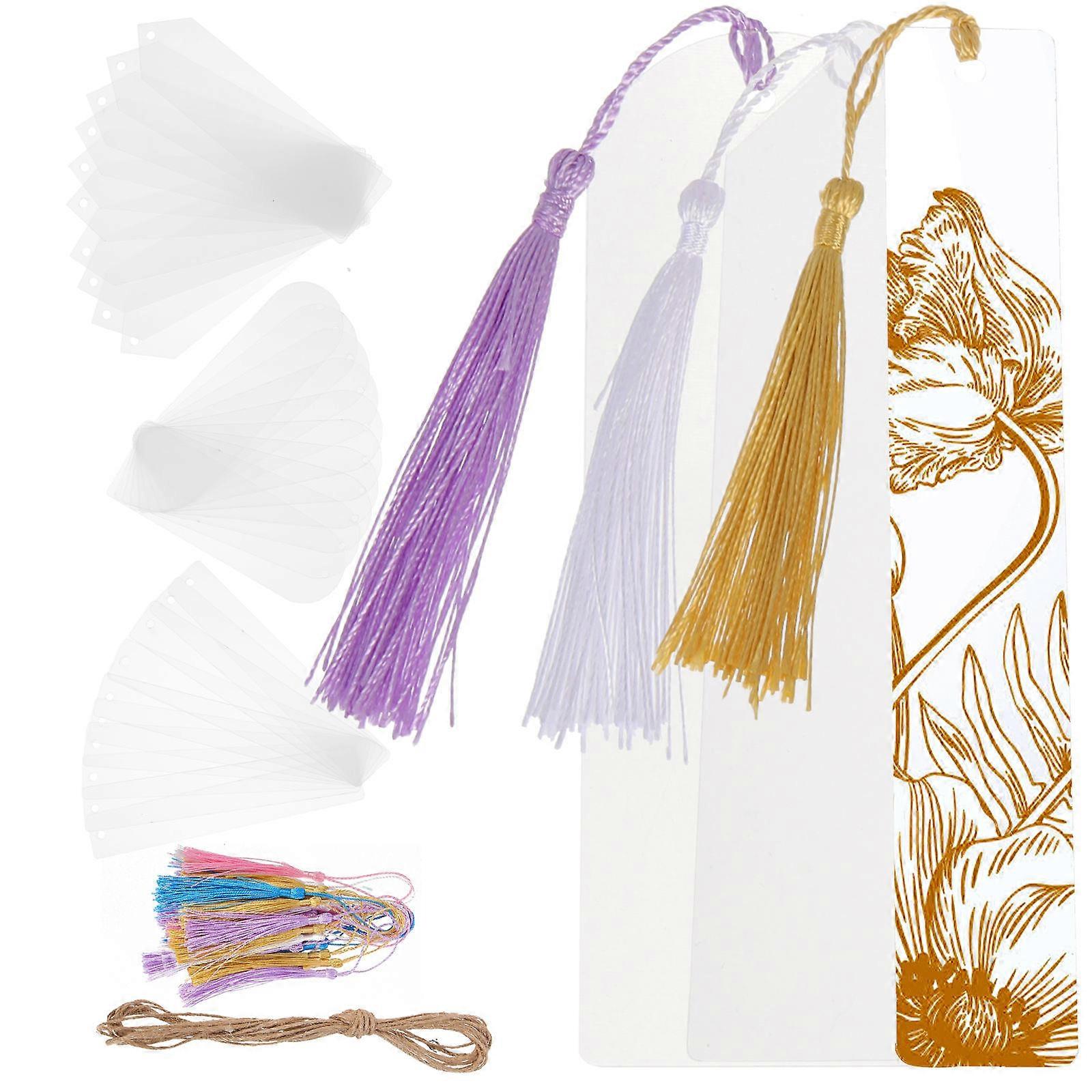 Clear Bookmarks Diy Accessory Decoration present For Books Students 1 Set