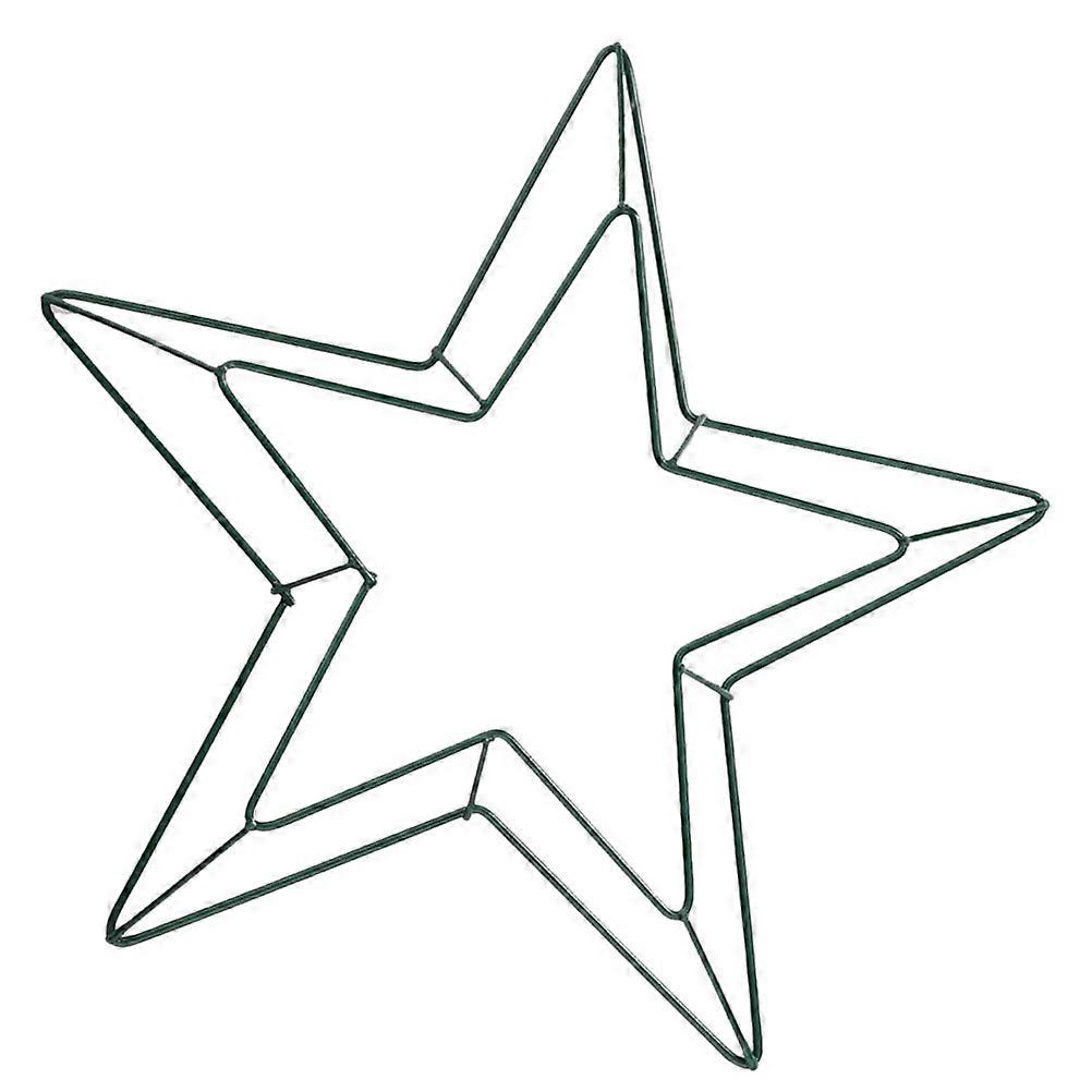 Star Shaped Metal Wreath Frame for DIY Crafts – Versatile Decor for Valentine's Day, Christmas, Weddings, and Parties