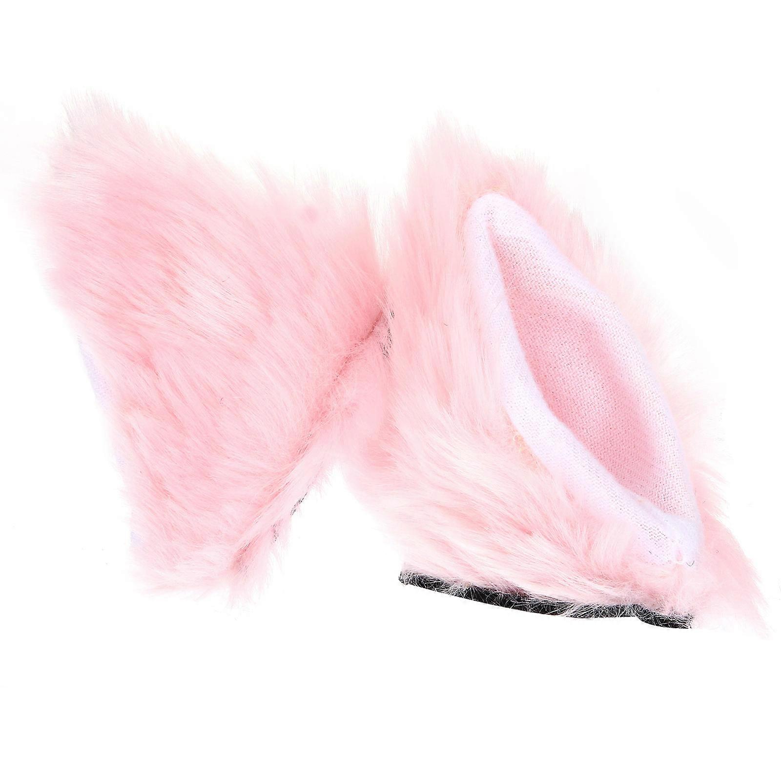 Creative Kitten Ear Motorcycle Riding Accessories Plush Cool Design 13x9.5cm 1 Pair