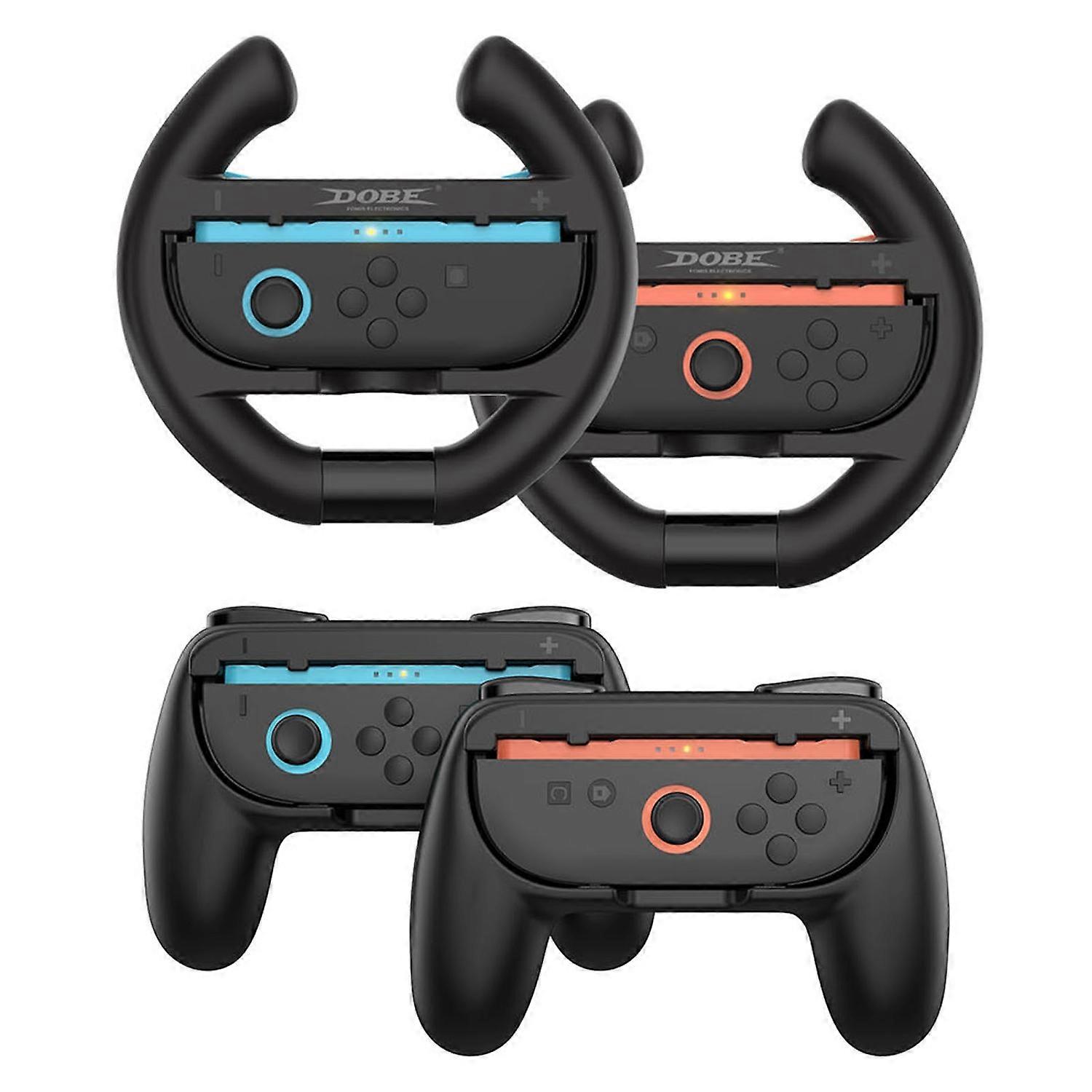DOBE TNS-5109 Für Nintendo Switch 2 4 in 1 Links Rechts Joy-Con Controller Racing Wheel Griff Griff