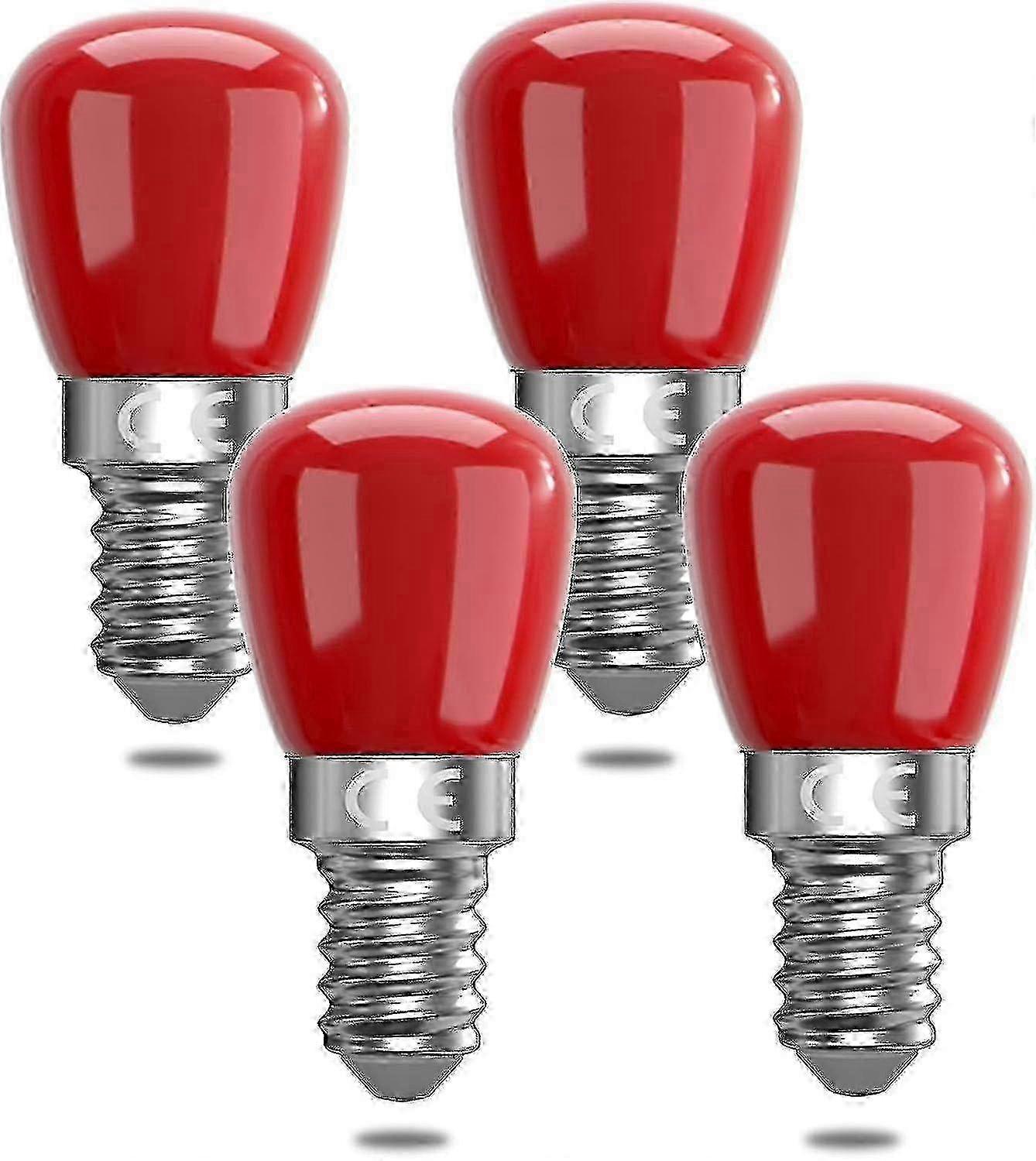 Pack E14 Red Led Light Bulbs 3w E14, Decorative Red E14 Led Bulbs, 25w Replacement, Suitable For Amb Edition 0619