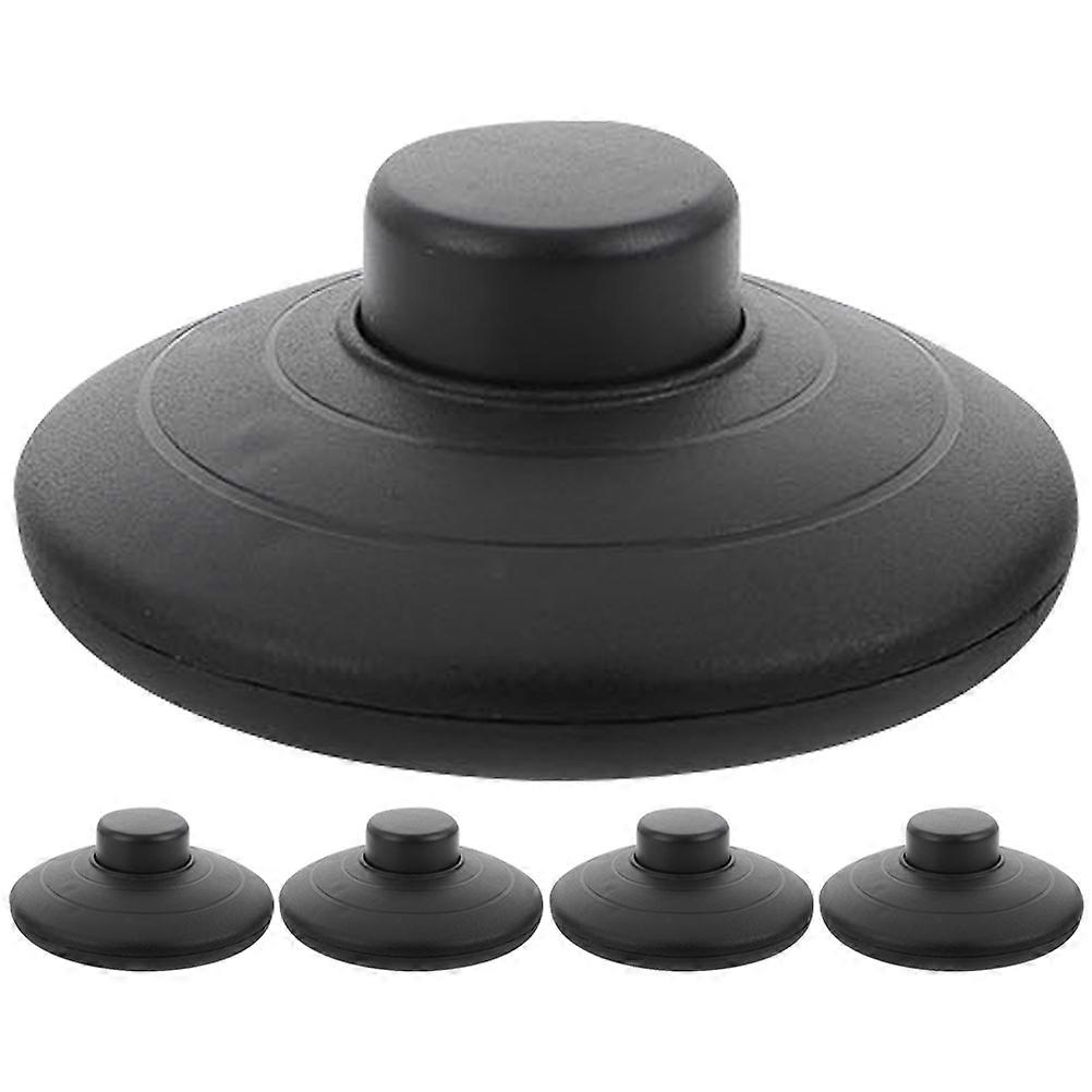 Floor Lamp Replacement Parts Self-locking Button 7.00X7.00X2.85CM 5Pcs