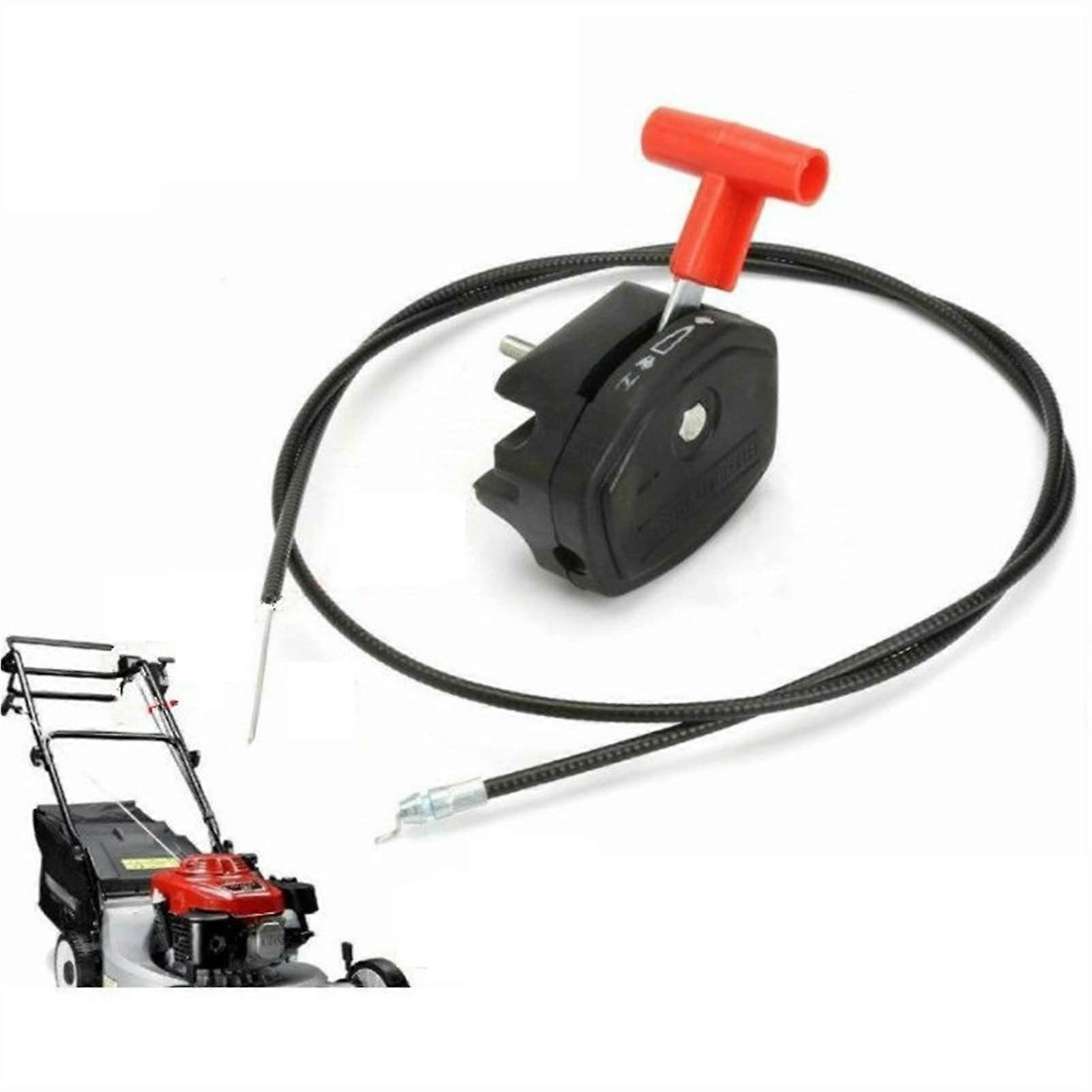 Lawn Mower Throttle Cable Switch Control Garden Machine Fitting Lever Handle Kit Ref: 8388