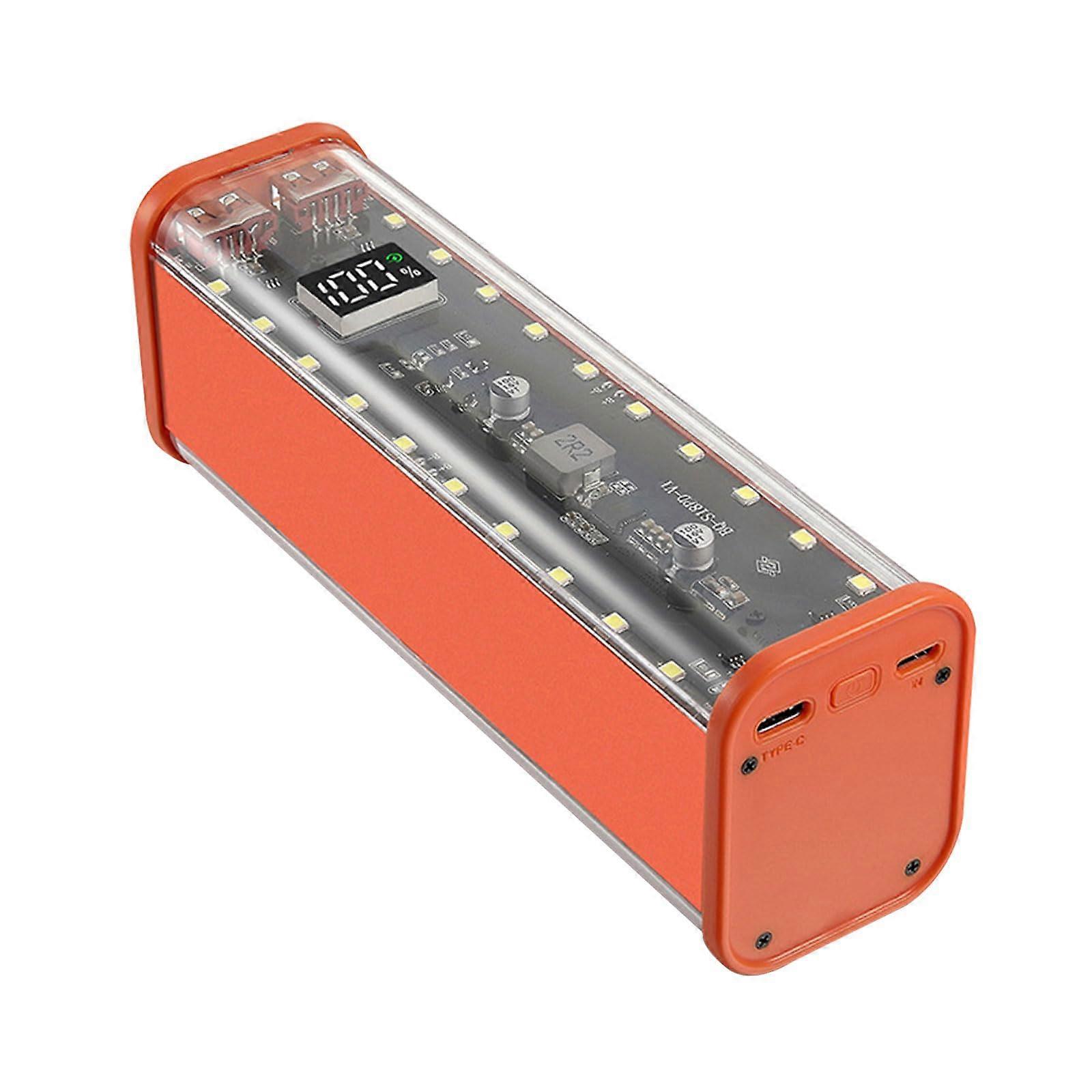 18650 Battery Holder 8Slot Easy Swap Design  Efficiency Charging Digital Display