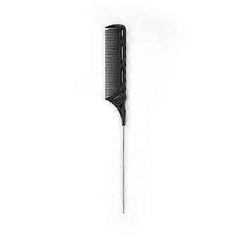 1PC Professional 8.9 Inch Tail Comb Rattail Comb Stainless Steel Pintail Anti Static And Heat Resist