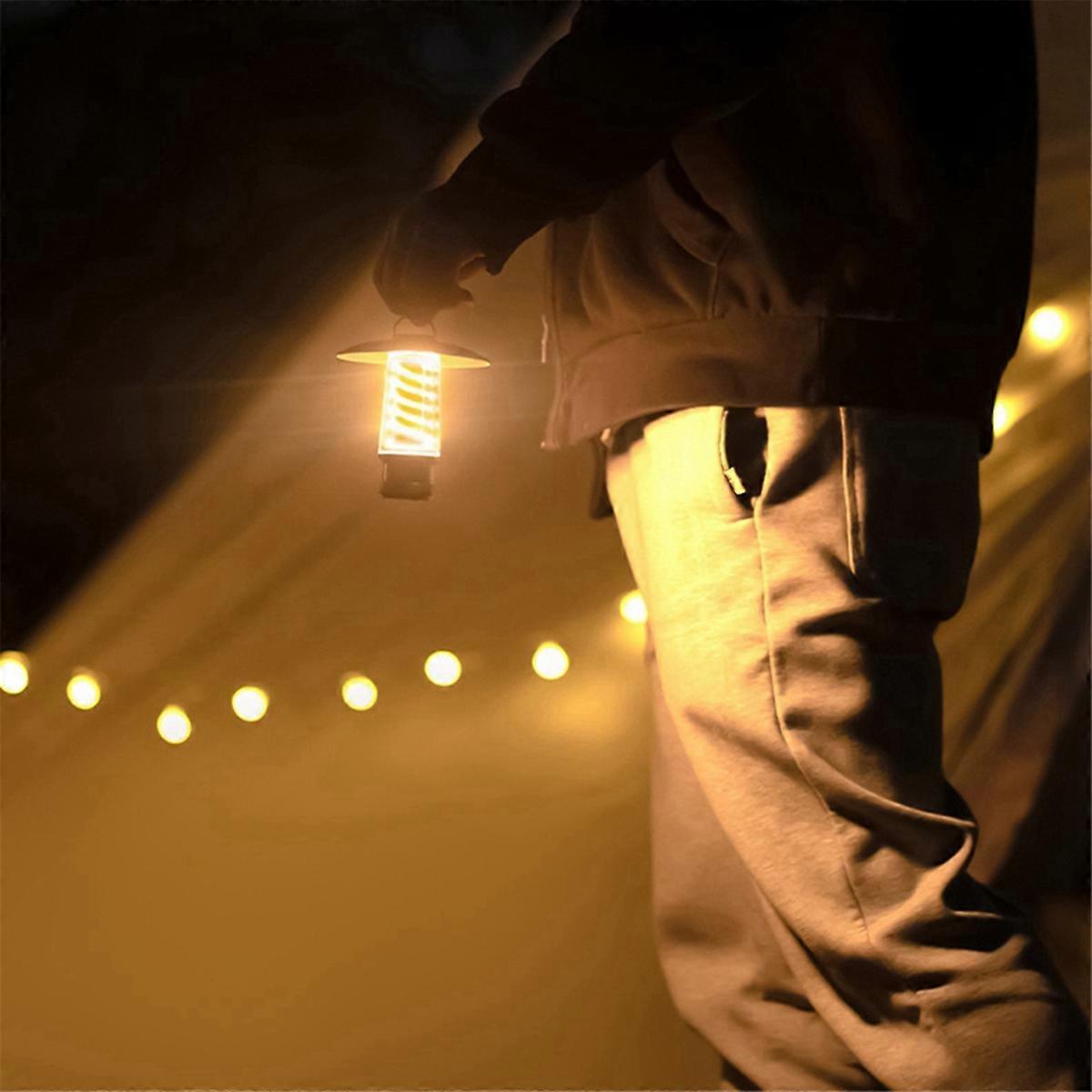 Camping Lamp Portable Dimmable Waterproof Tent Lantern Lamp