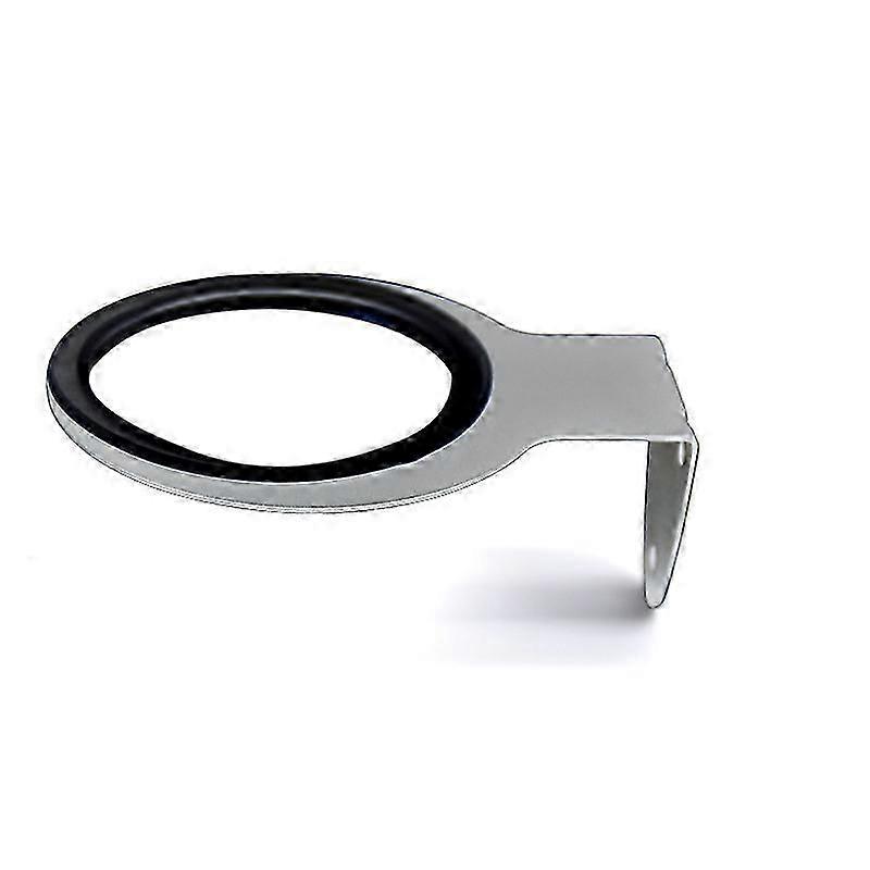 حامل مجفف شماعات مثبت على الحائط حامل مجفف شعر حامل مجفف شعر مع مسامير معلق حامل مجفف شعر عالمي ، قطر 7.8 سم ، ستانلس ستيل