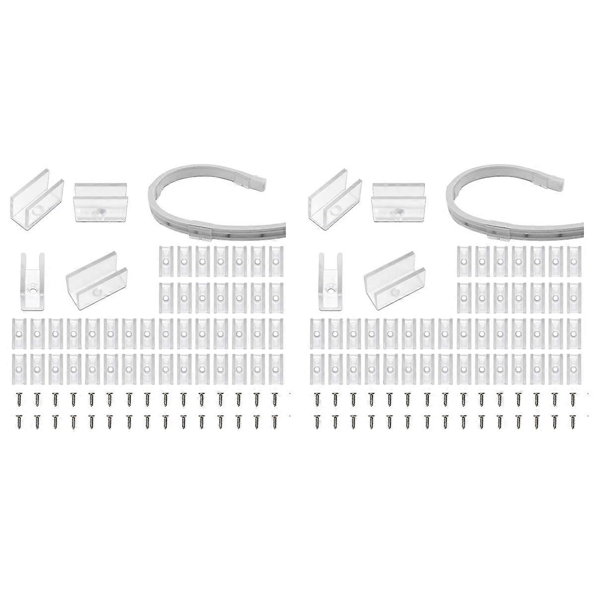 Neon Rope Light Mounting Brackets