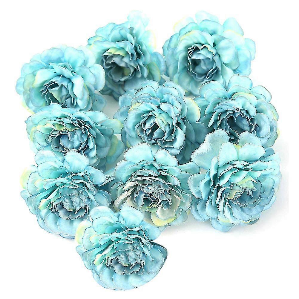 2025 Latest Model 10Pcs Multi-layer Artificial Simulation Flower Heads Wedding