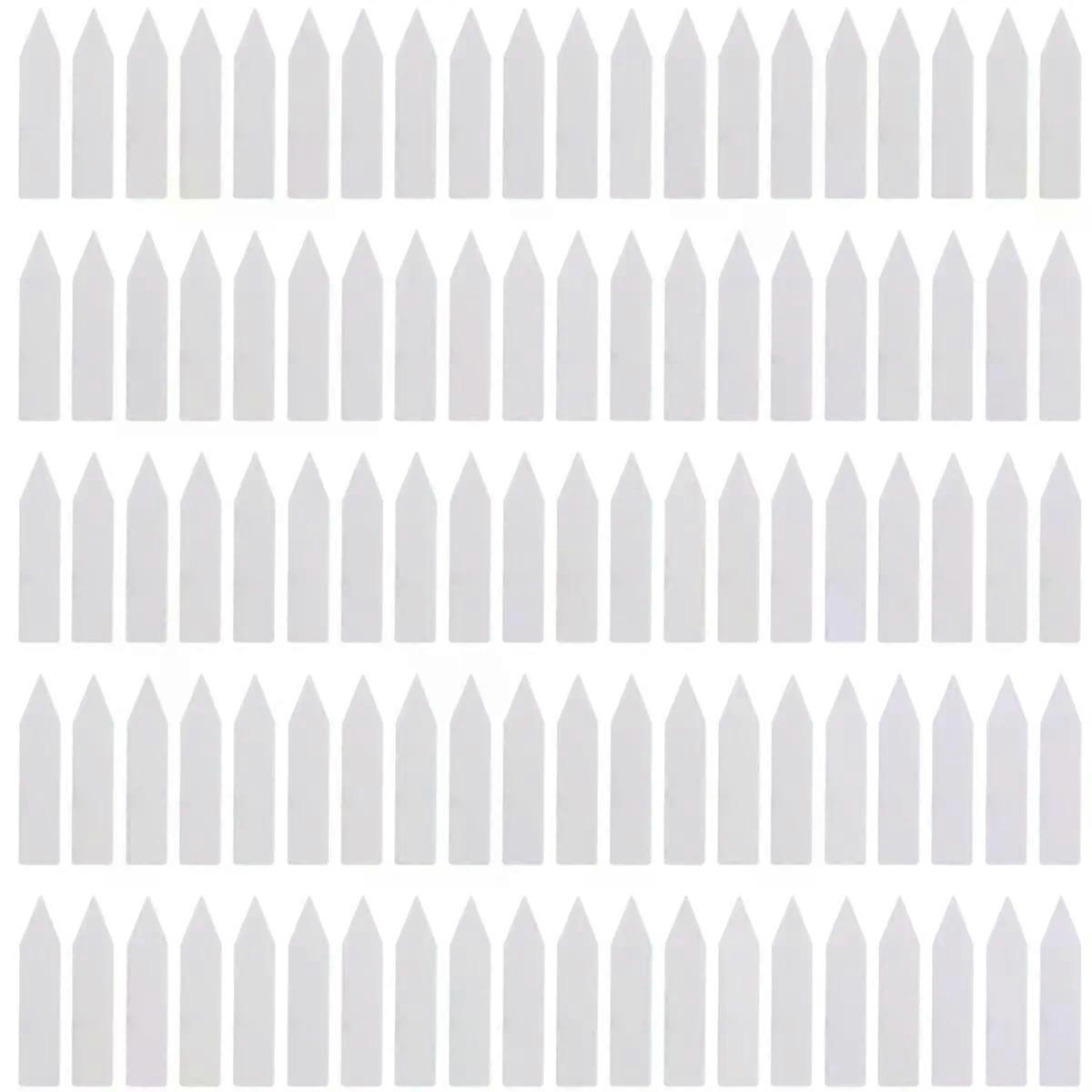 100 Pcs Reusable Pvc Plant Tag Label Tree Fruit Seedling Garden Flowerpot Plastic Label Sign Sorting Tool