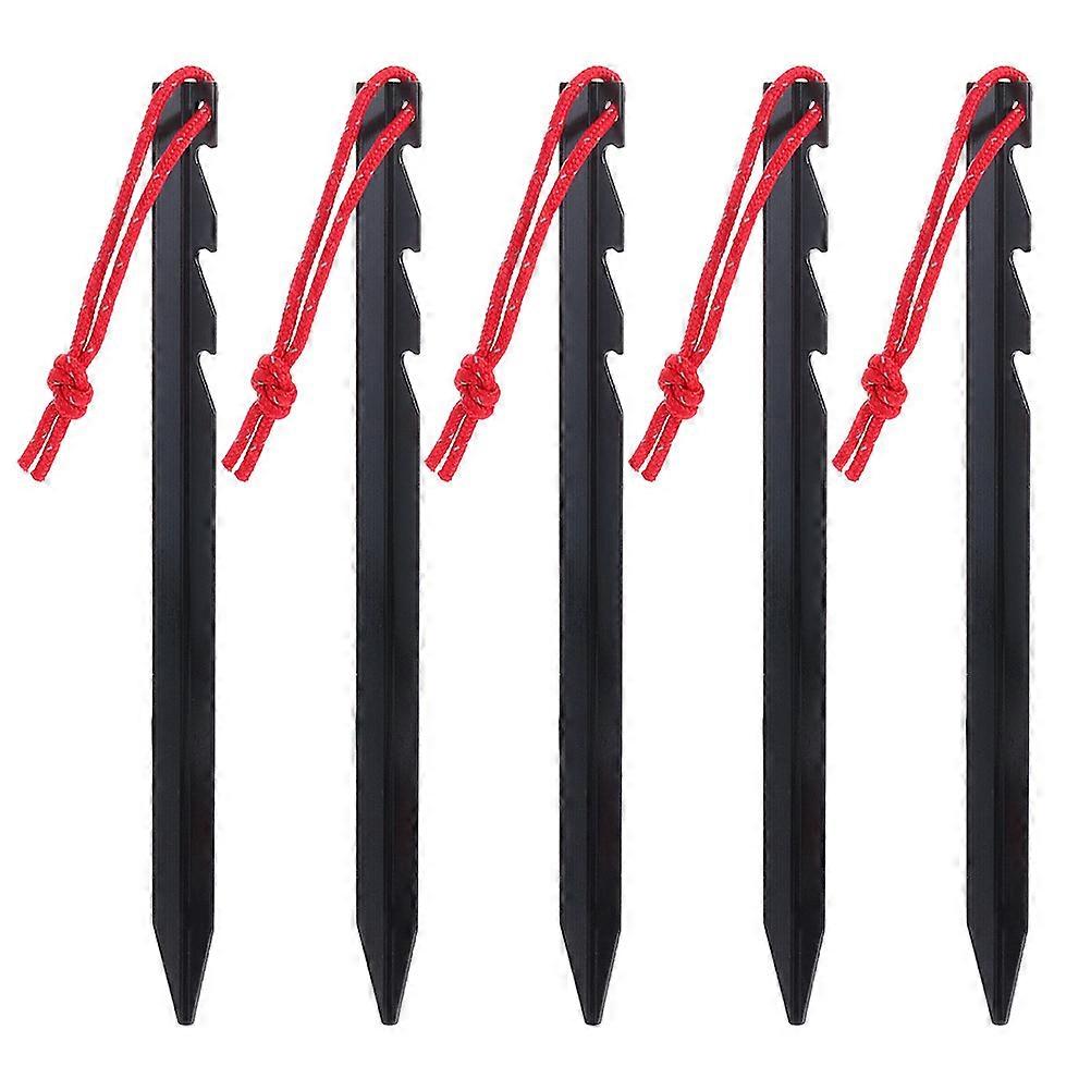 Metal Tent Pegs Multi-Functional Tent Stakes Outdoor Enthusiasts Camping 1X18CM 5Pcs