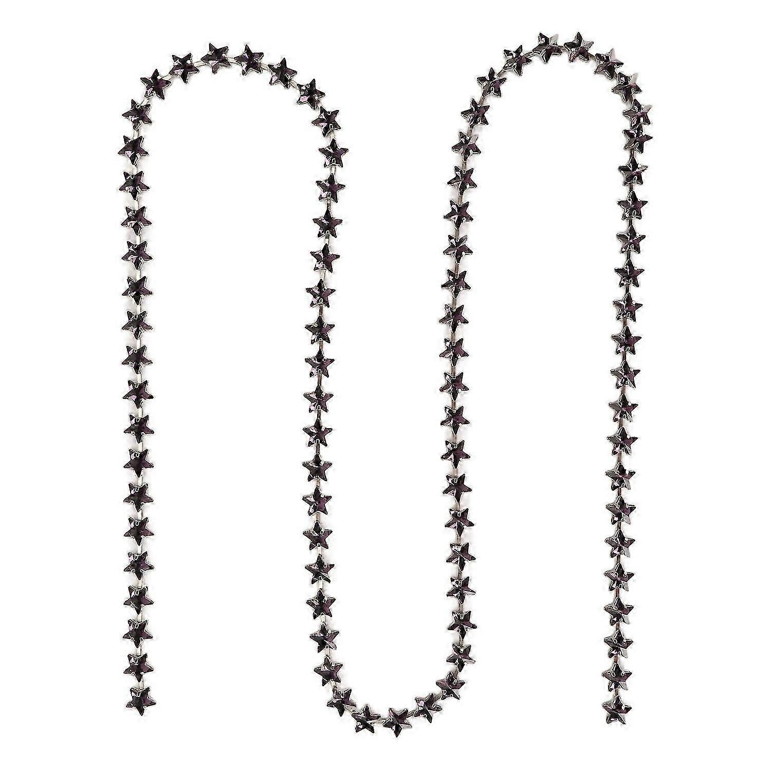 3.28ft Star Rhinestone Trim Chain 0.4in Width DIY Cuttable Colorfast Sew On Iron Rhinestone Claw Cha