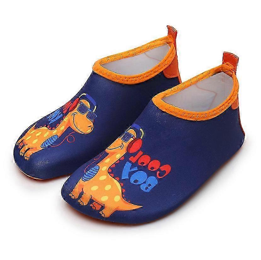 Kids' snorkeling swim wading shoes, designed for comfort with non-slip and breathable features, available in size: 24-25