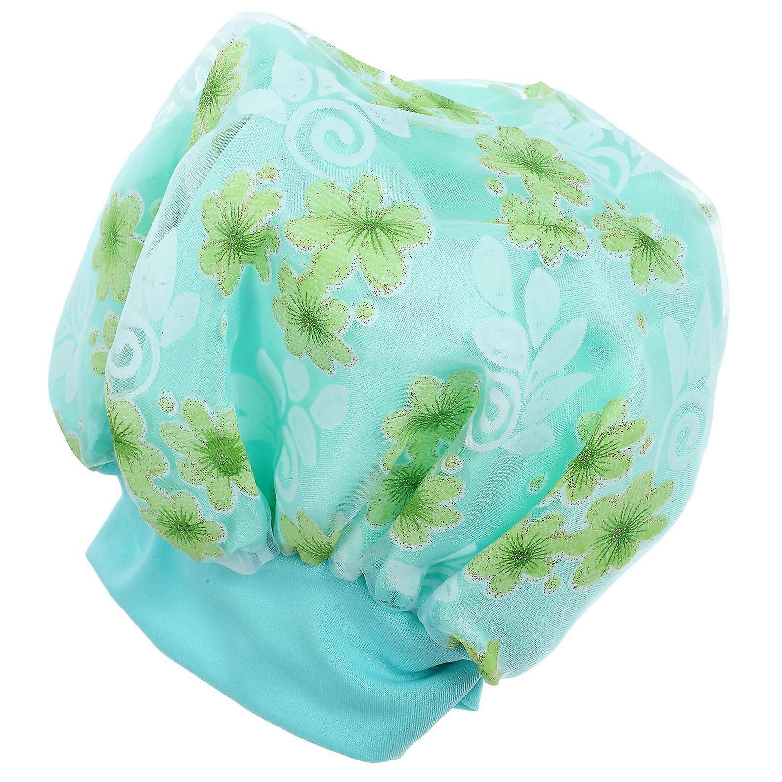 Adjustable Elastic Sleeping Cap Hair Protection Head Warmth Comfortable Sleep For Women 9.4X9.4X0.8in 1Set