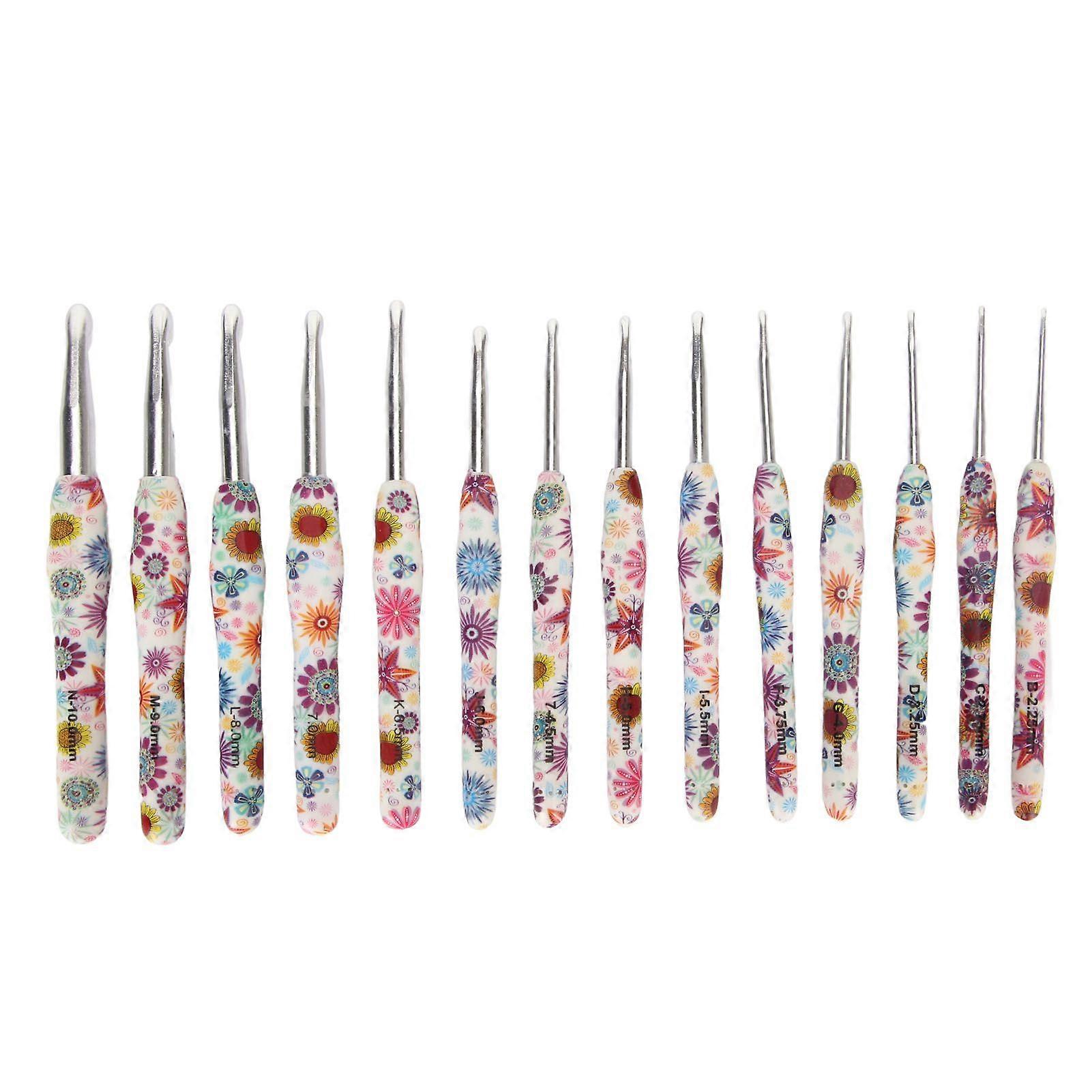 2025 Latest Model  14pcs Crochet Hooks Set Ergonomic Arthritis Handle