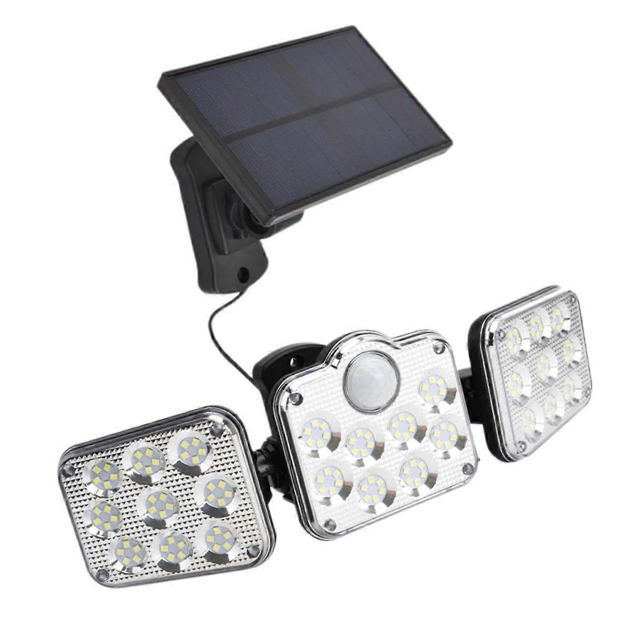 1 Piece LED Solar Wall Light with Motion Sensor, HeadAdjustable Outdoor Lamp for Garden Terrace Installation, Environmentally Friendly