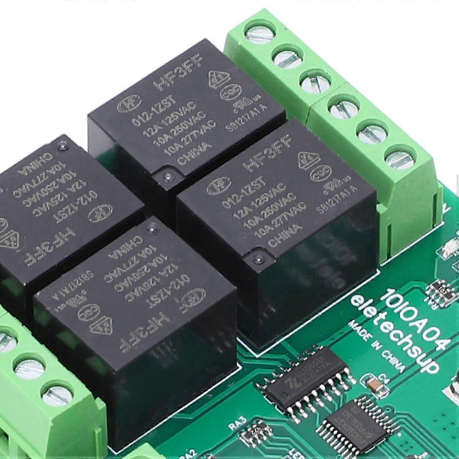 4 Channel Relay Module Multifunctional RS485 Relay Board for Electrical Equipment DC 12V