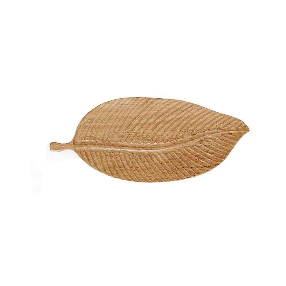 27.9 cm Rubber Wood Salad Plate, Dinner Plate for Noodle Desserts, Serving Platter for Sushi and Fruit, 27.9 x 12.9 x 2.7 cm