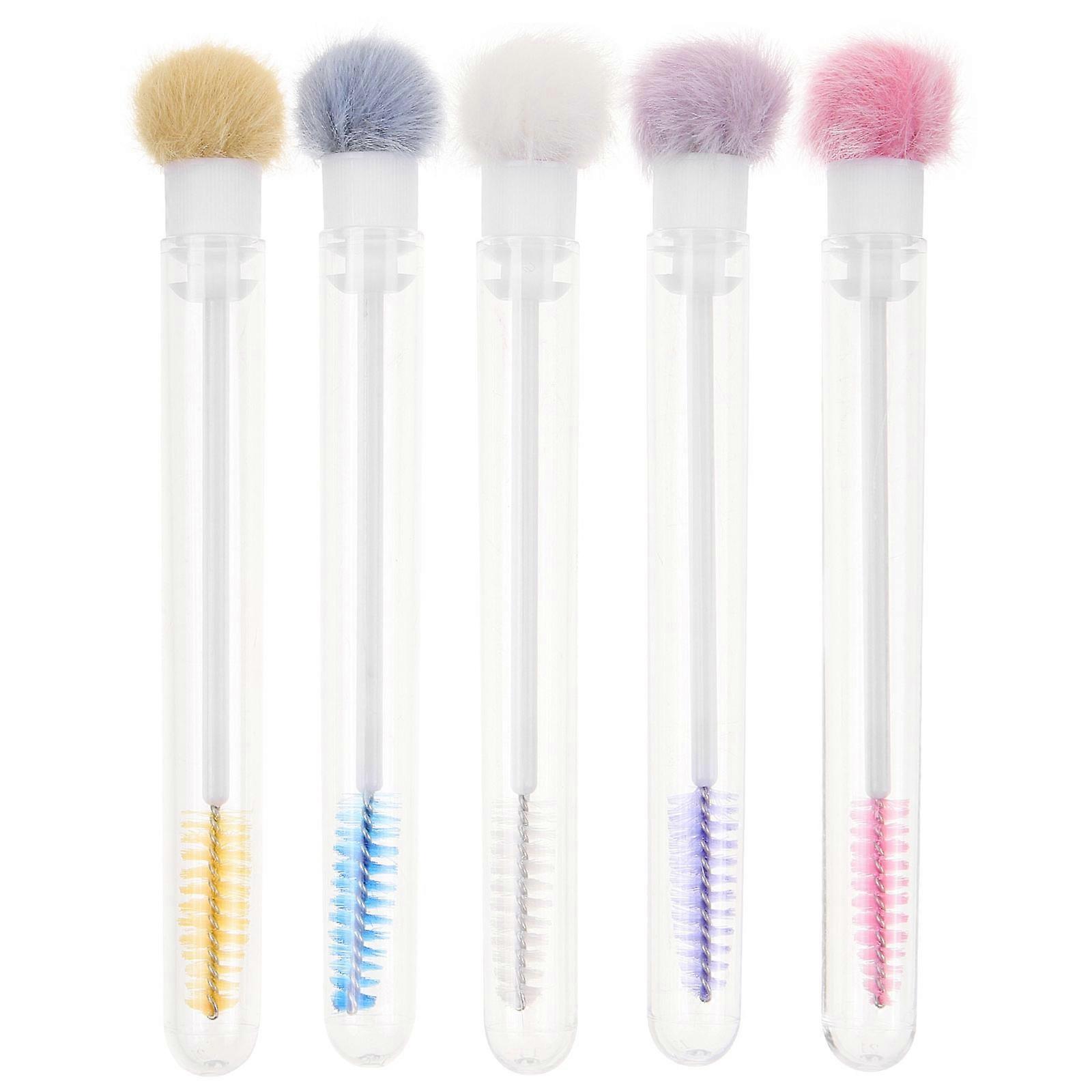 Eyebrow Eyelash Applicator for Travel in Plastic Material 5Set