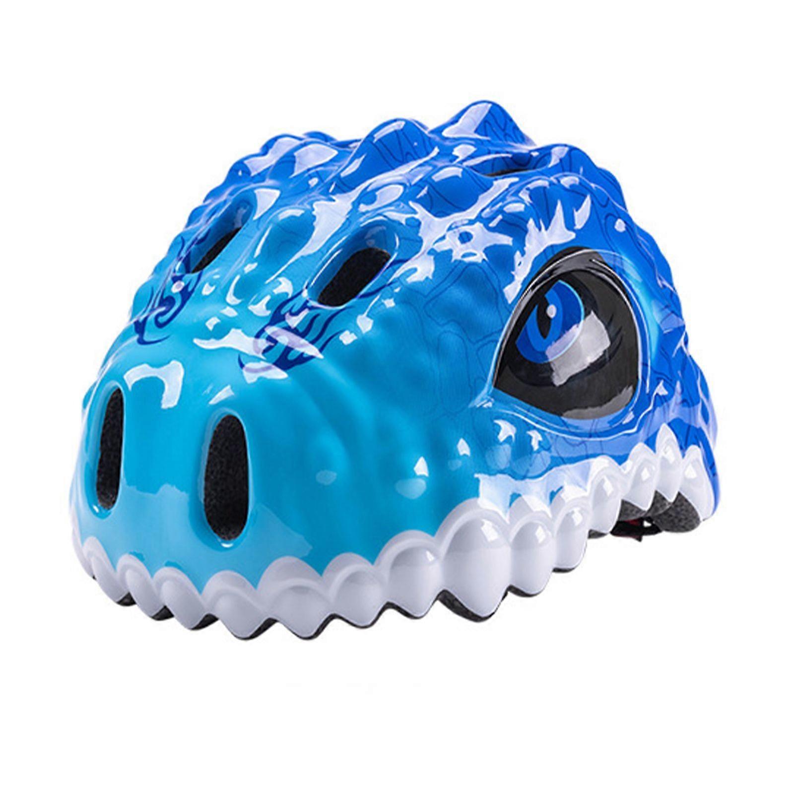 Lasten taaperoiden pyöräilykypärä säädettävä dinosauruskypärä hengittävä luistelukypärä pojille ja tytöilleYMQX)