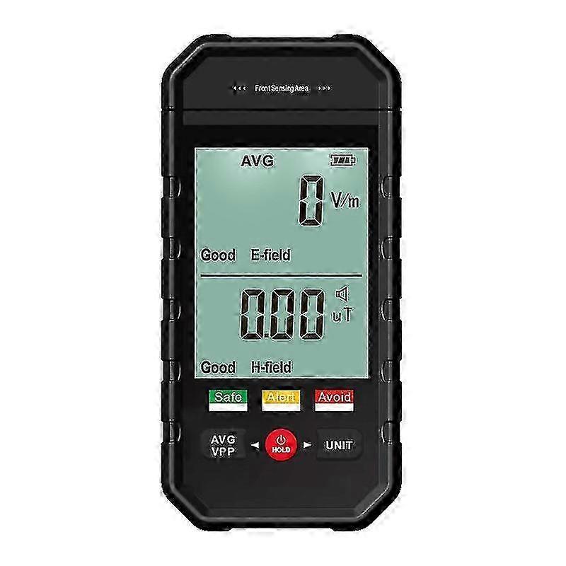 Electromagnetic Radiation Detector Electric Field Tester Magnetics Field Radio Test Sound Light Alarm Emf Meter