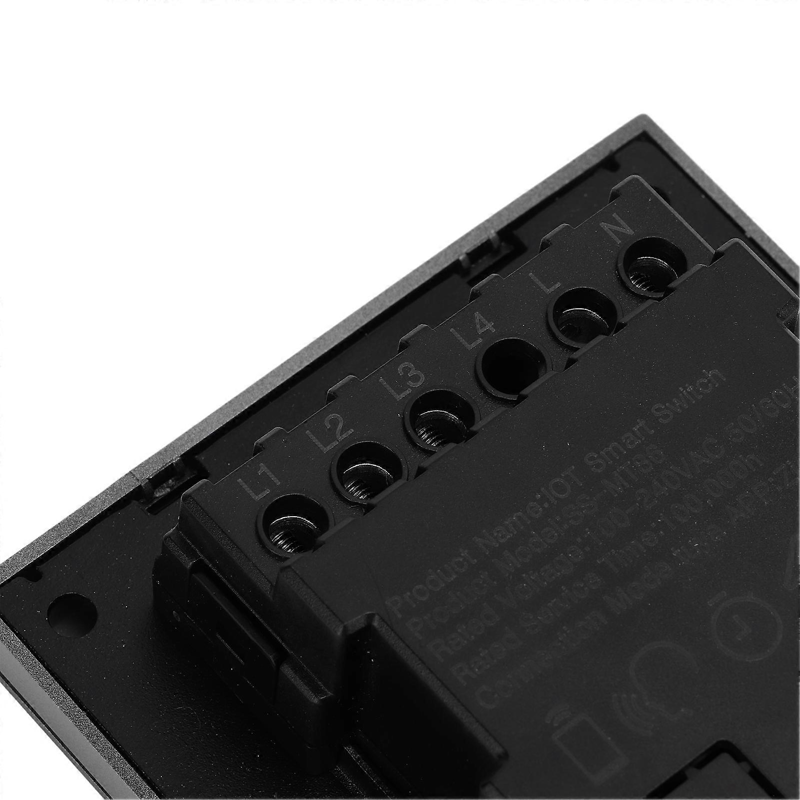 Smart Light Switch for ZigBee Wireless Voice Timing Control 3 Open Control Quantity Intelligent Wall Switch AC 100‑240V